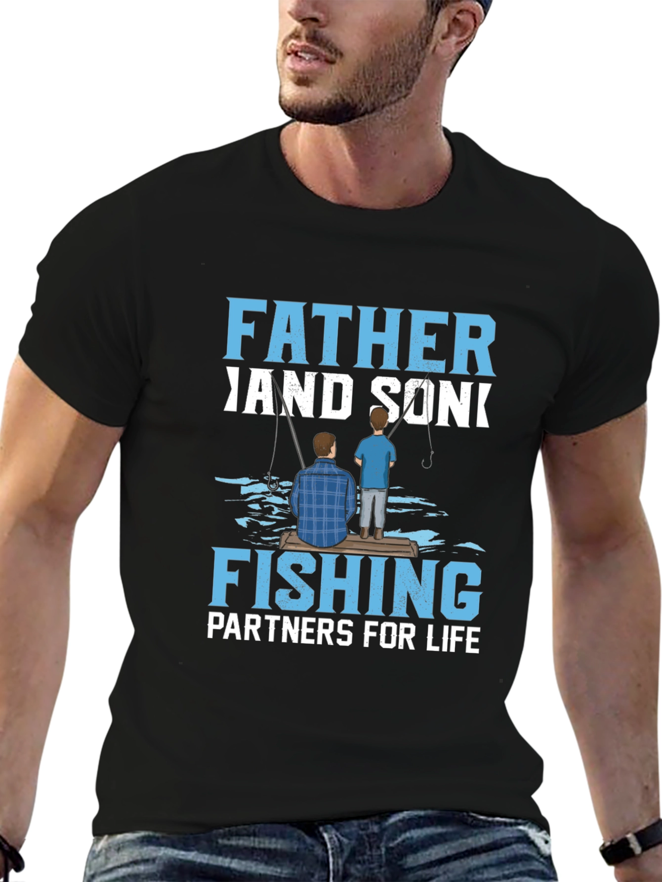 Father and Son Fishing Partners T-Shirt