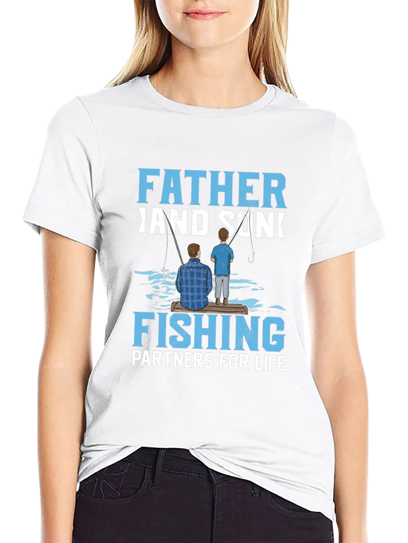 Father and Son Fishing Partners T-Shirt