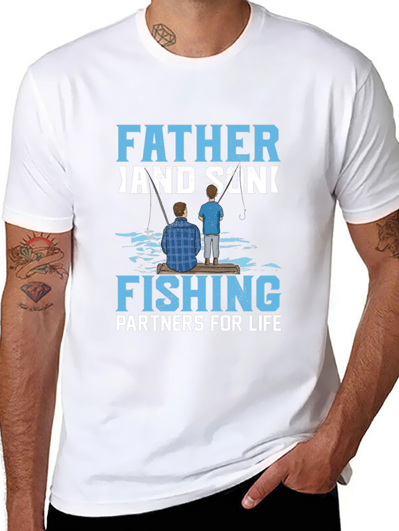 Father and Son Fishing Partners T-Shirt
