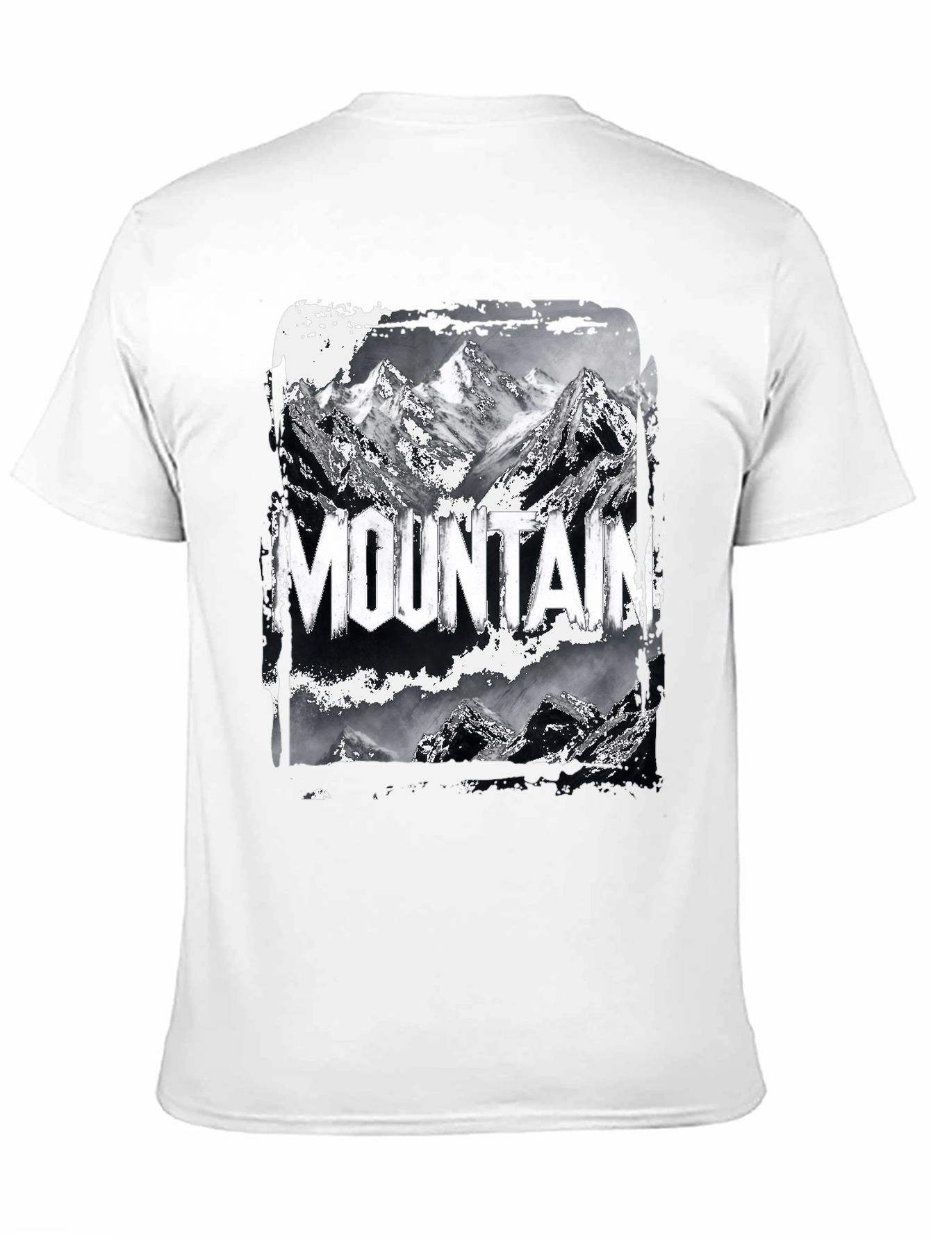 Mountain Graphic Black T-Shirt