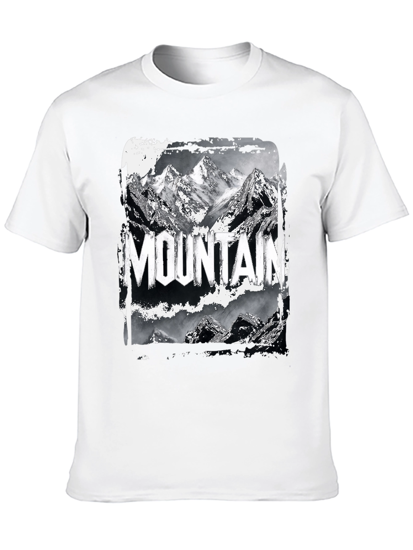 Mountain Graphic Black T-Shirt