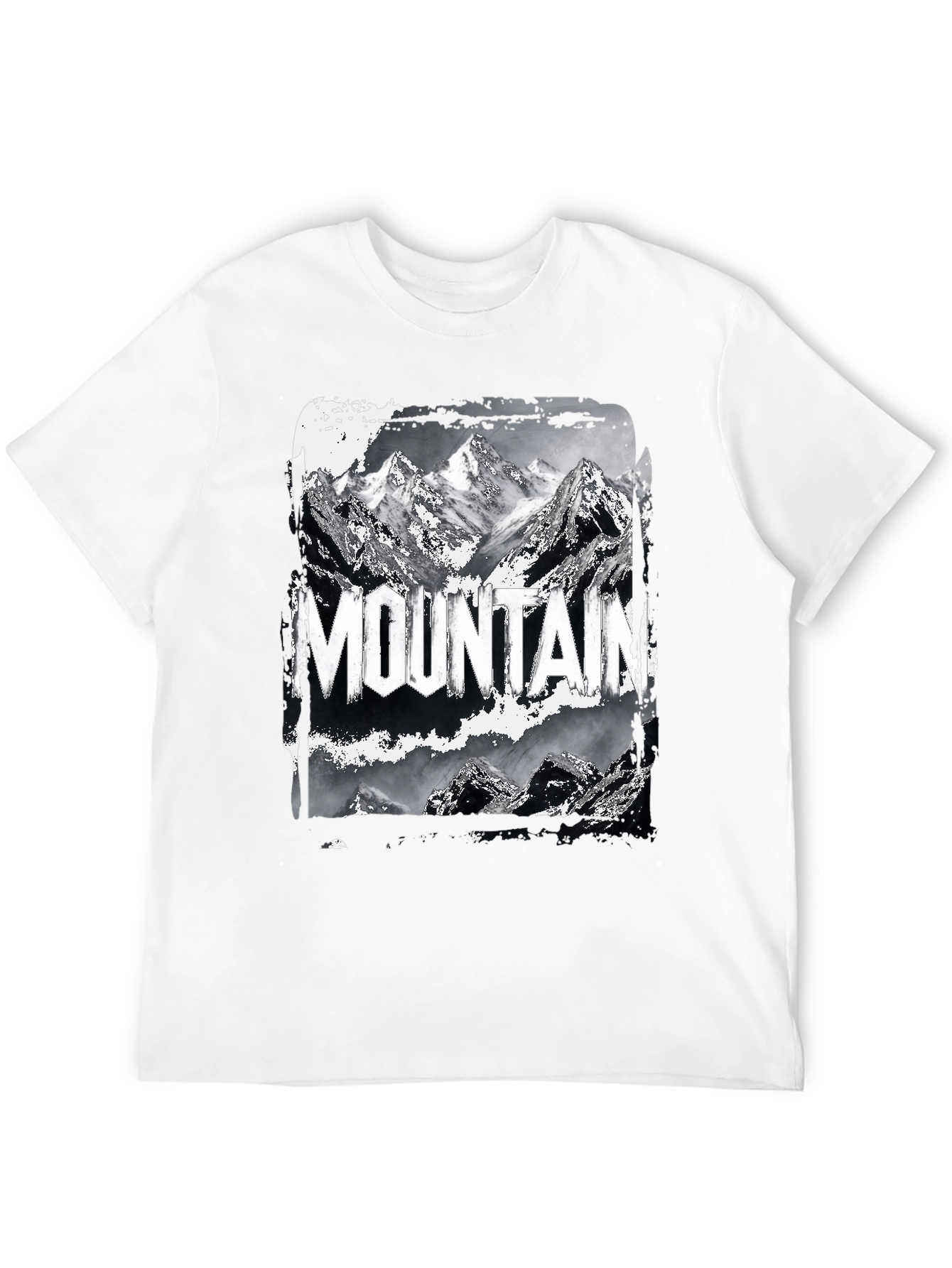 Mountain Graphic Black T-Shirt