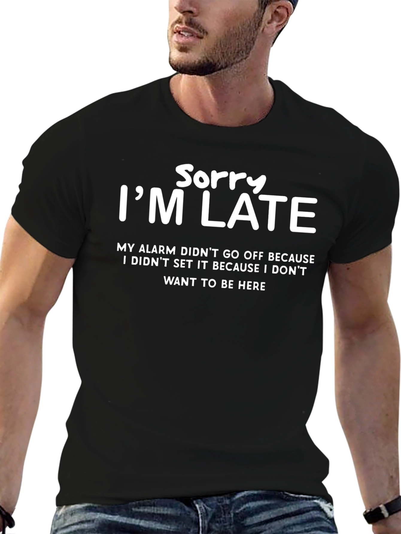 Sorry Im Late Graphic Tee