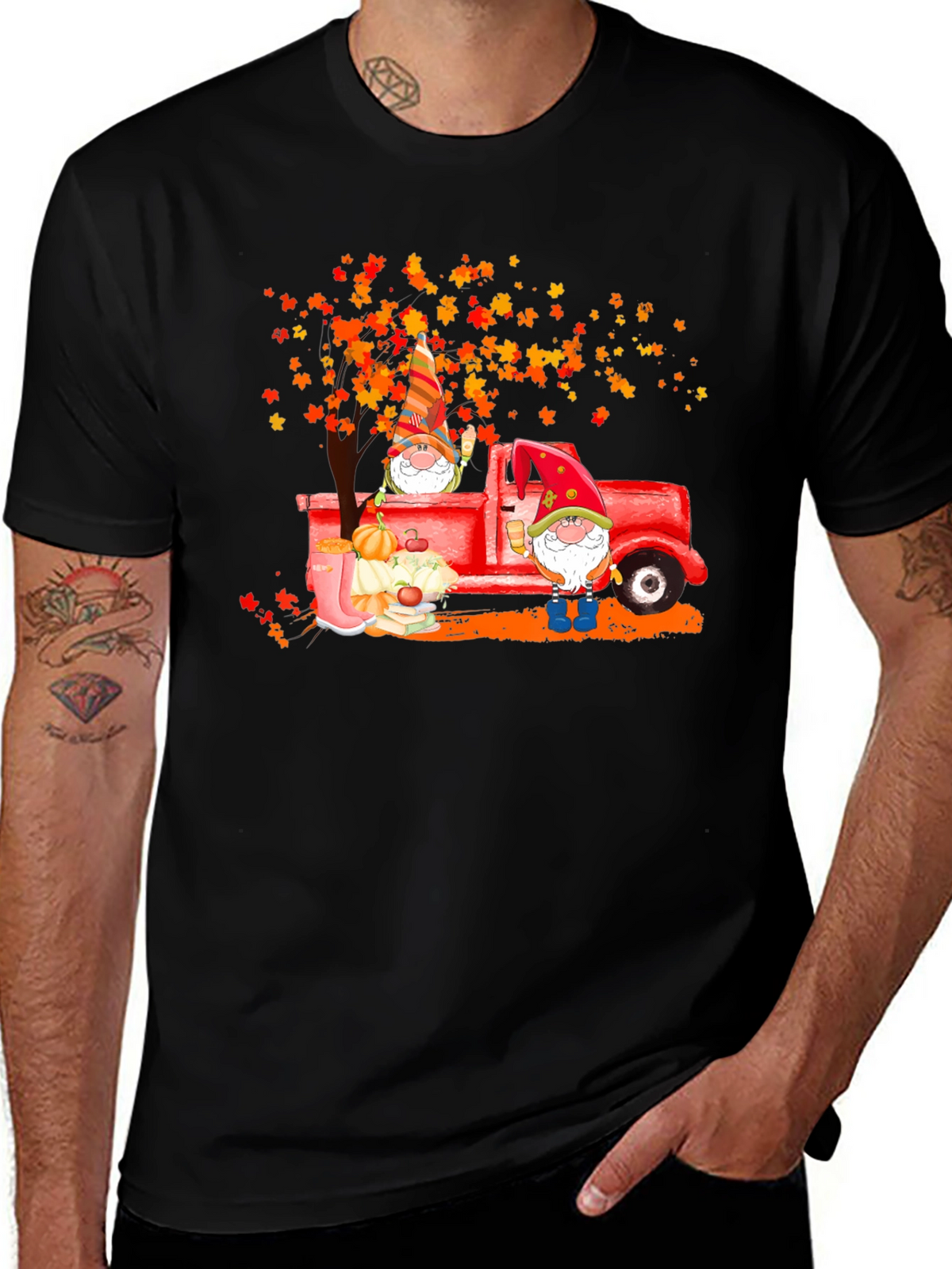 Gnome Fall Truck T-Shirt