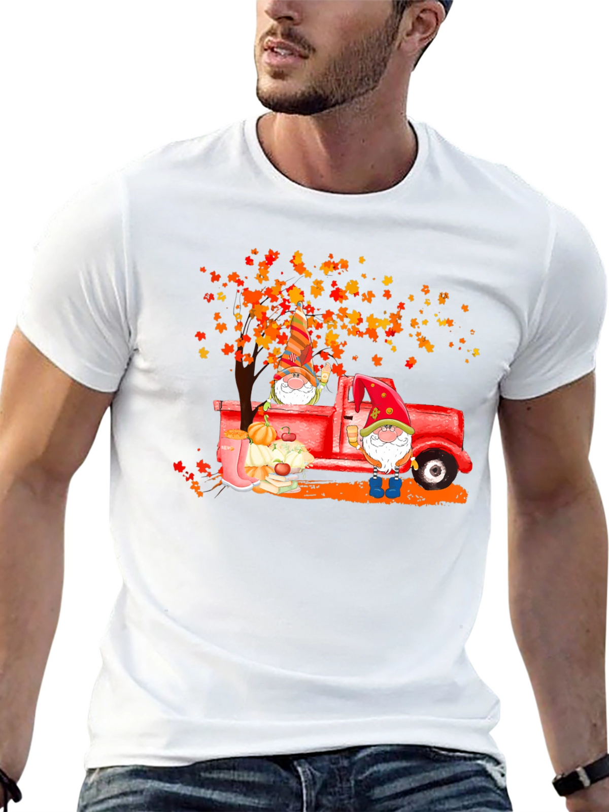 Gnome Fall Truck T-Shirt