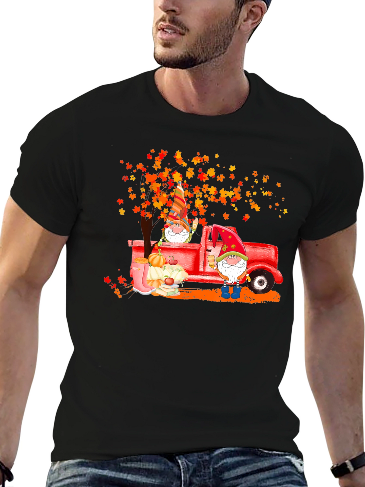 Gnome Fall Truck T-Shirt