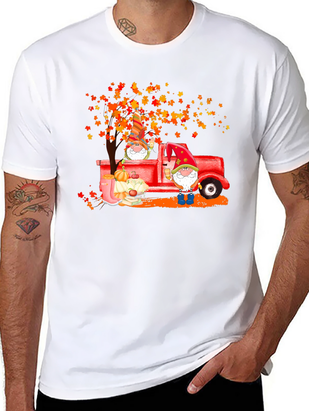 Gnome Fall Truck T-Shirt