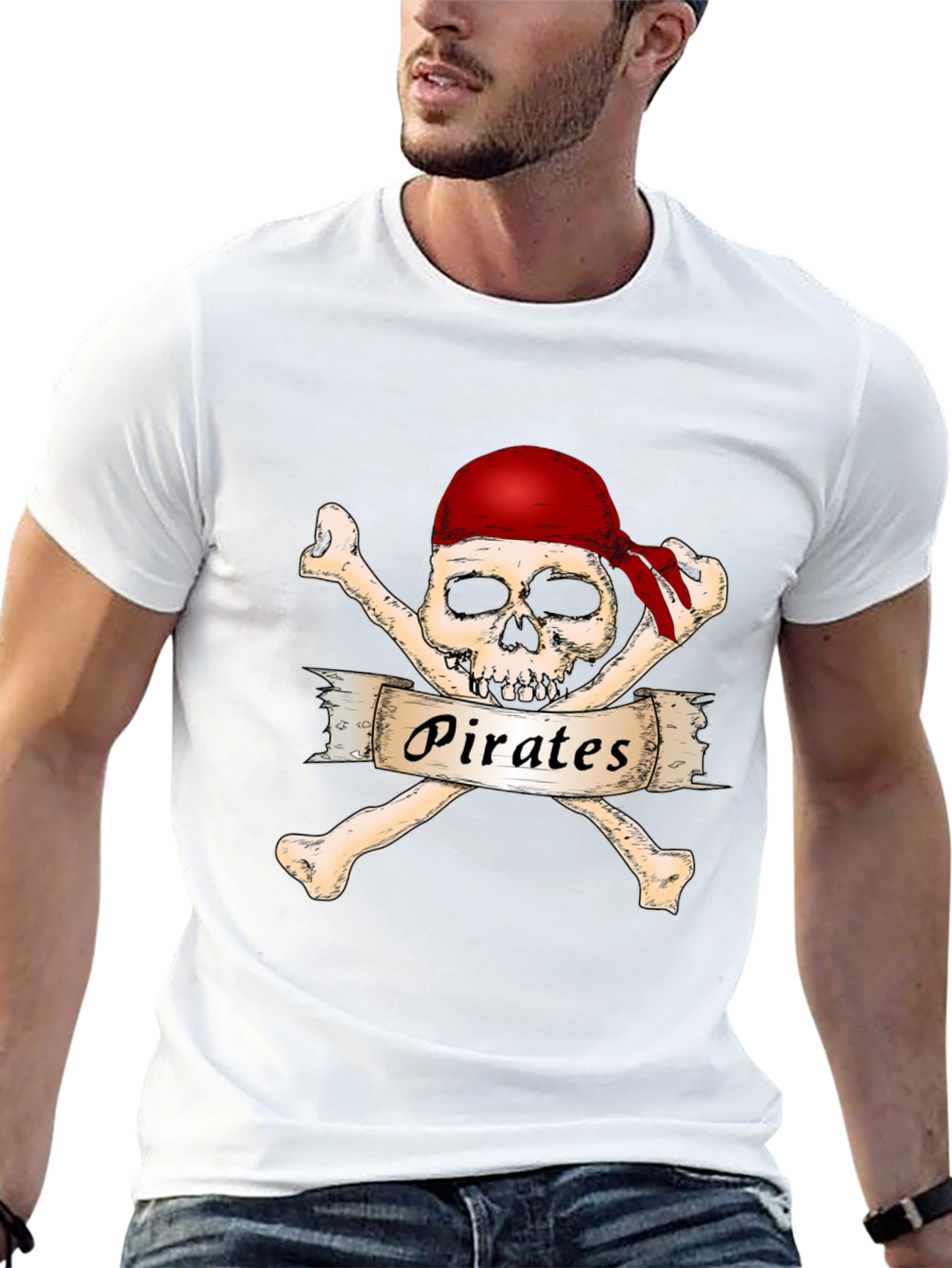 Pirate Skull & Crossbones Graphic Tee