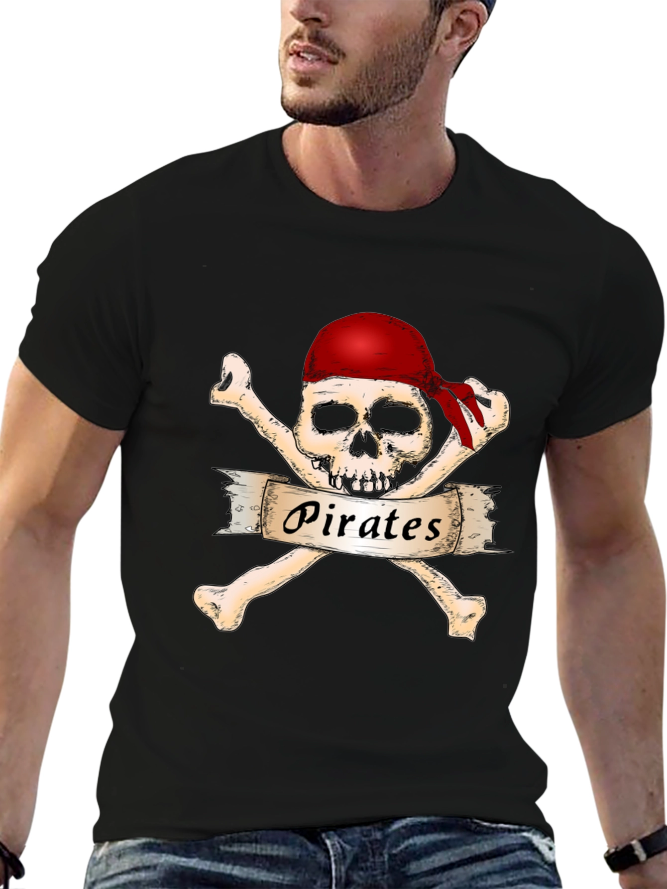 Pirate Skull & Crossbones Graphic Tee