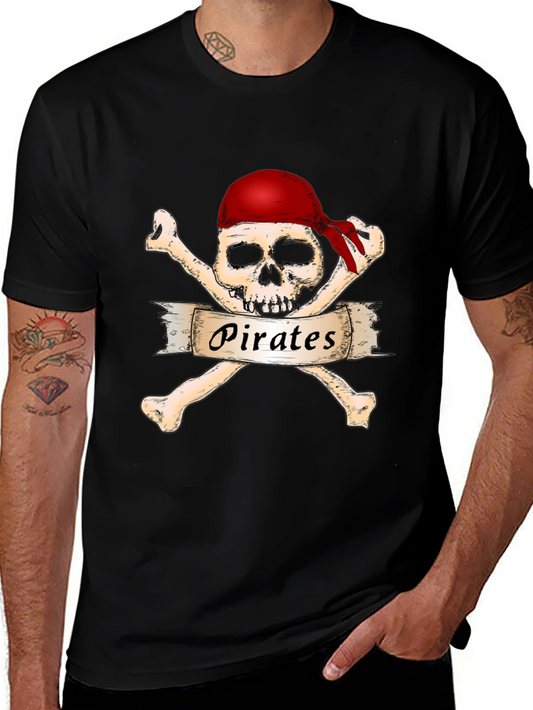 Pirate Skull & Crossbones Graphic Tee