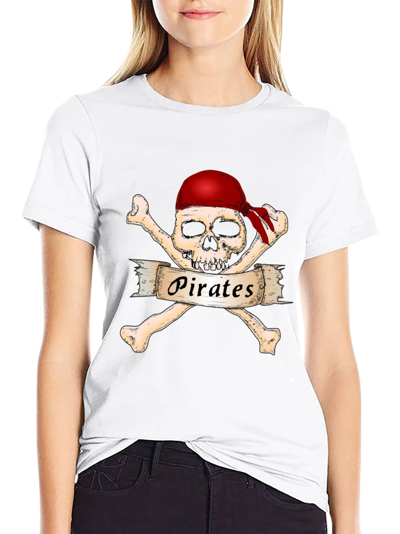 Pirate Skull & Crossbones Graphic Tee