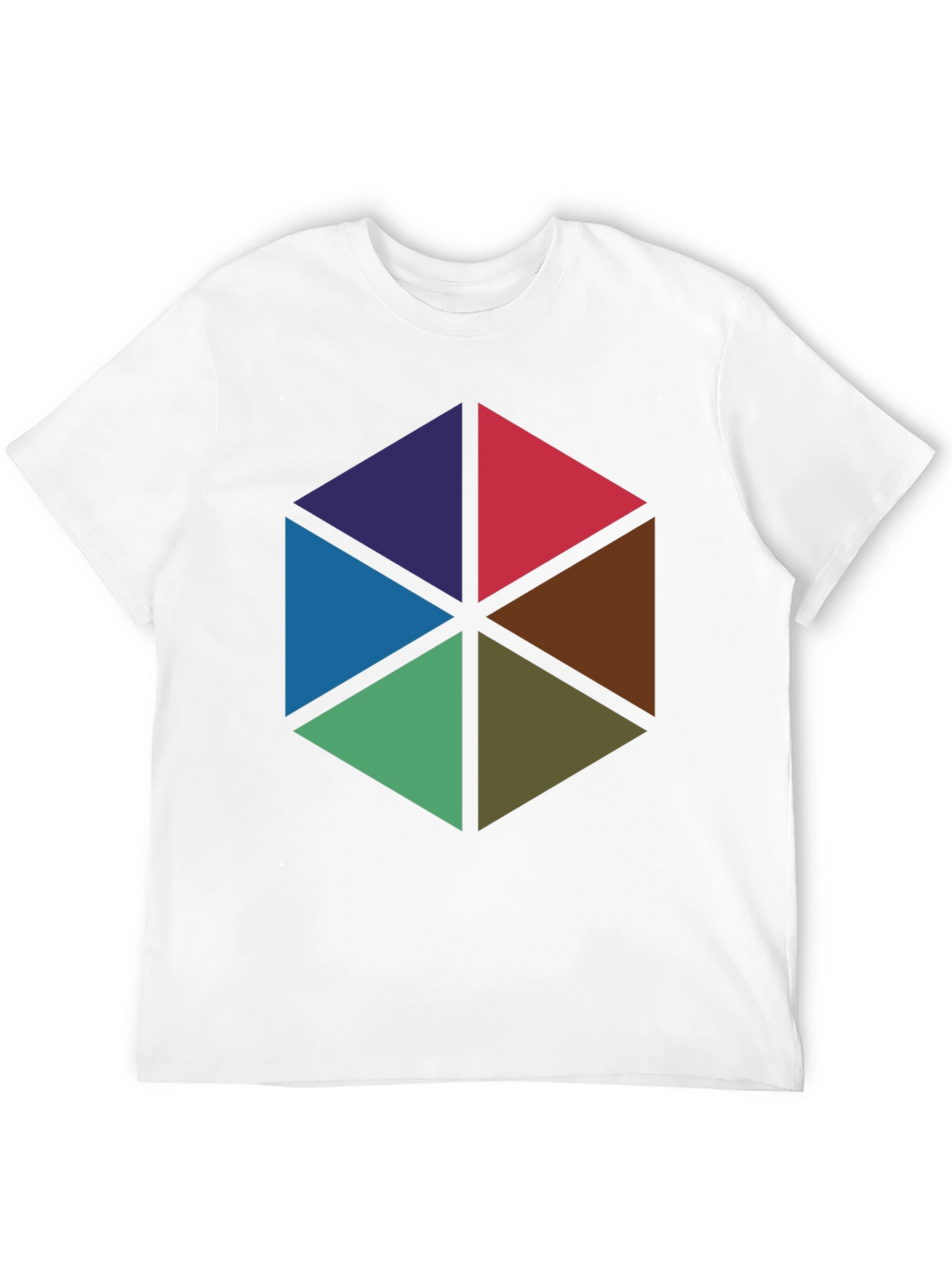 Geometric Triangles T-Shirt - Bold & Modern Design