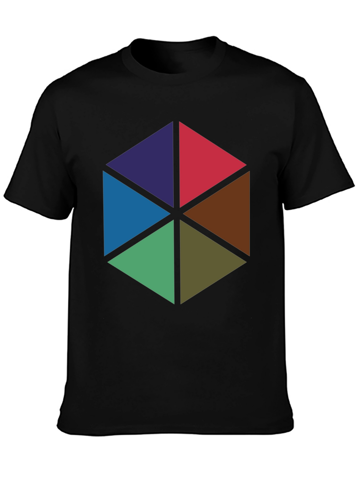 Geometric Triangles T-Shirt - Bold & Modern Design