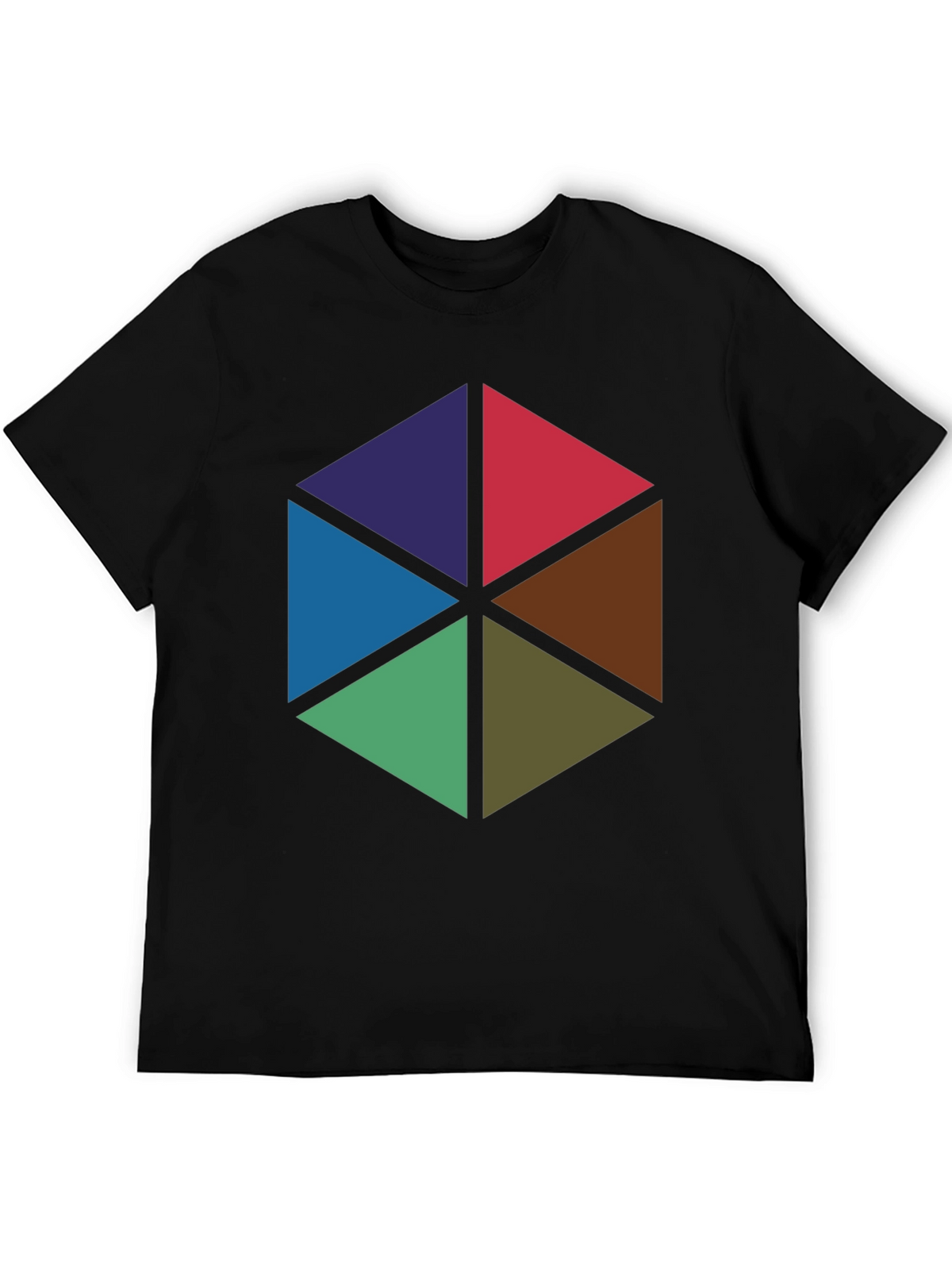 Geometric Triangles T-Shirt - Bold & Modern Design