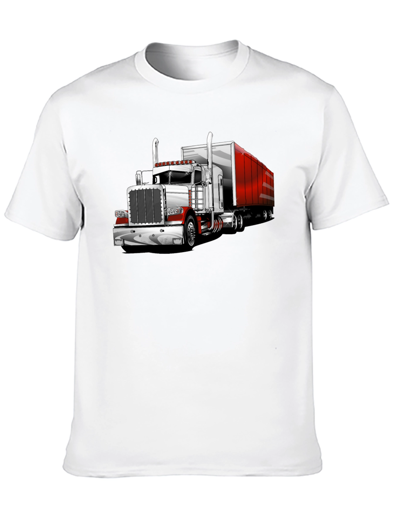 Truck Graphic Tee - Black Cotton