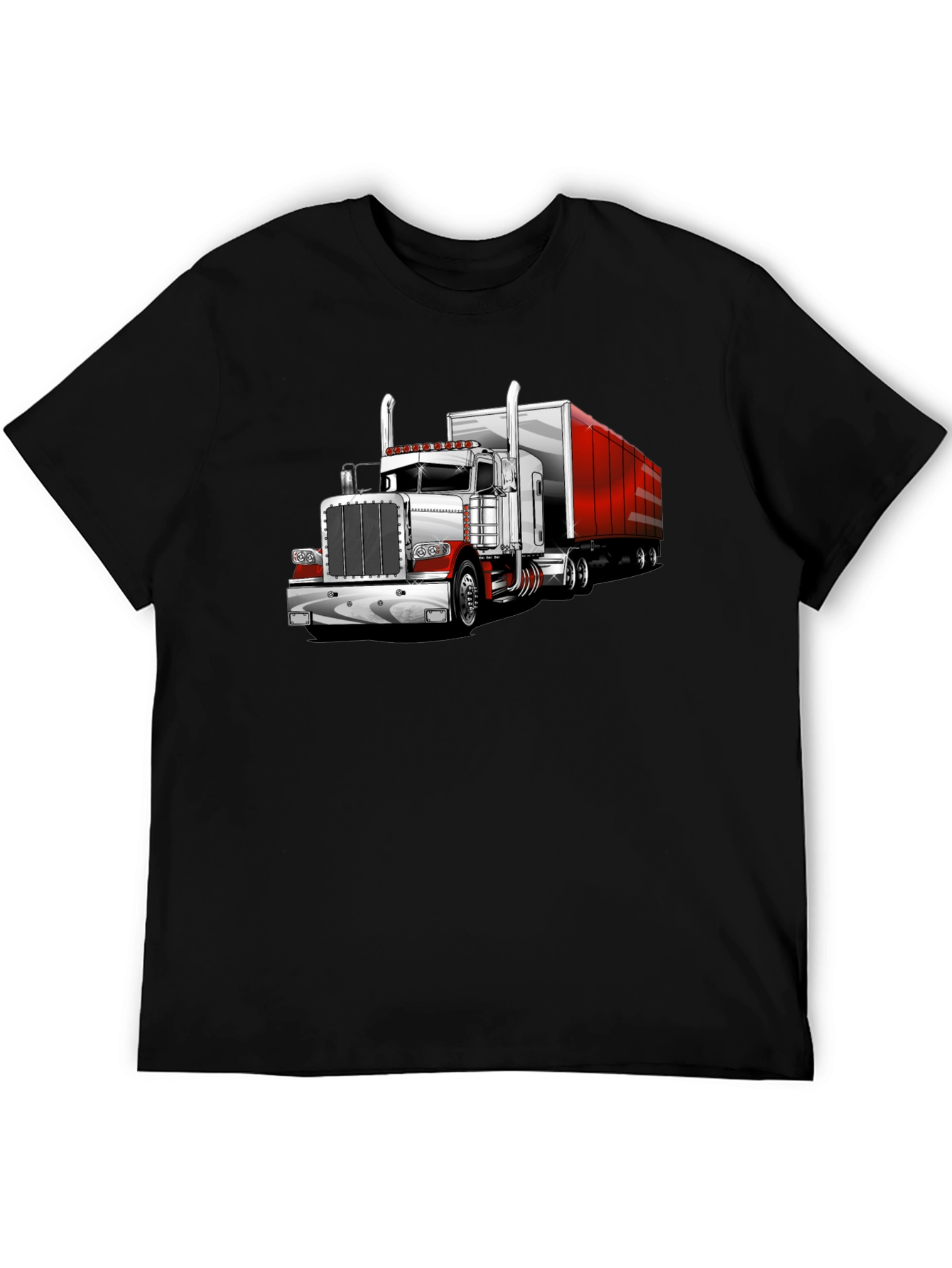 Truck Graphic Tee - Black Cotton