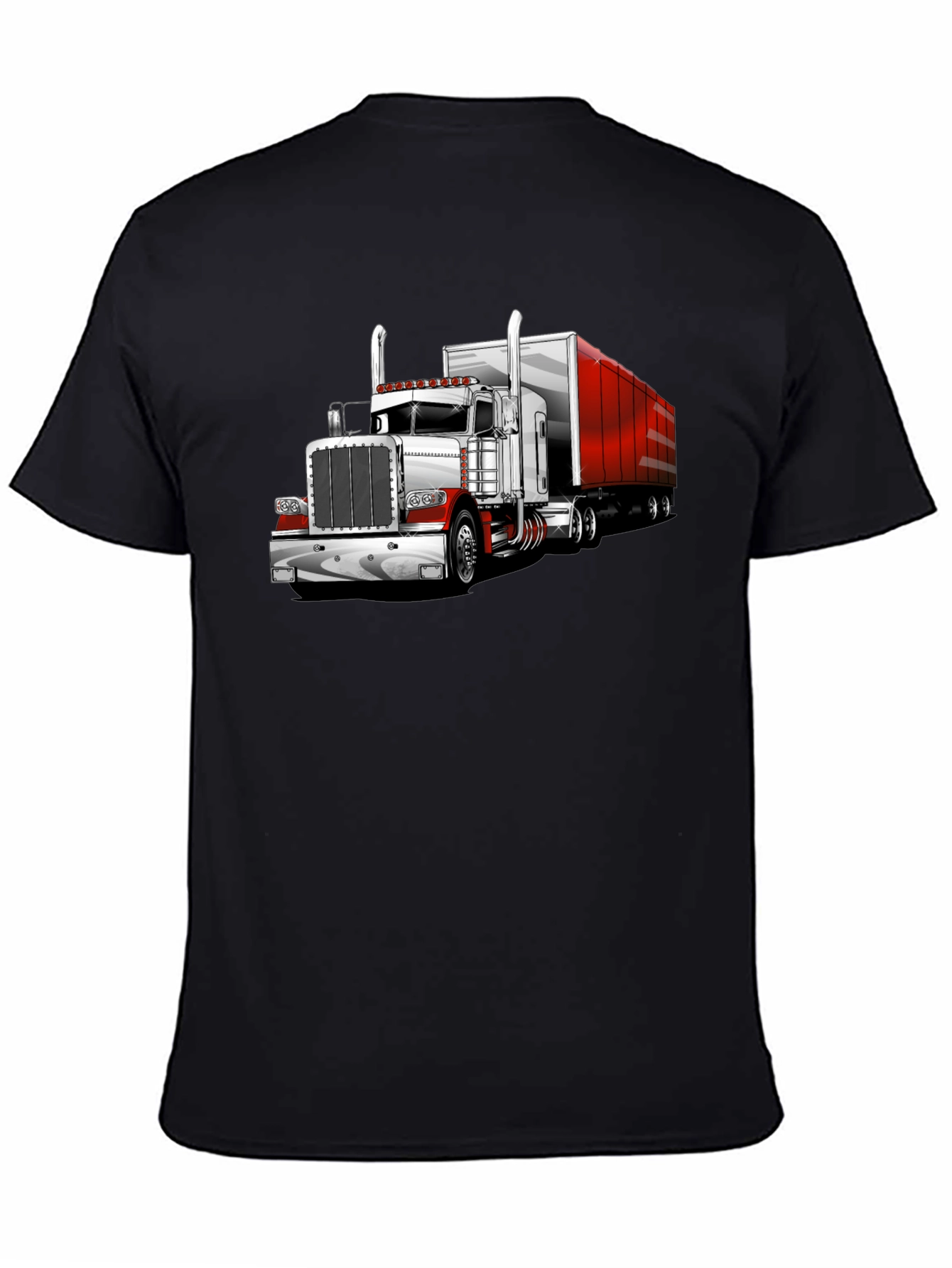 Truck Graphic Tee - Black Cotton
