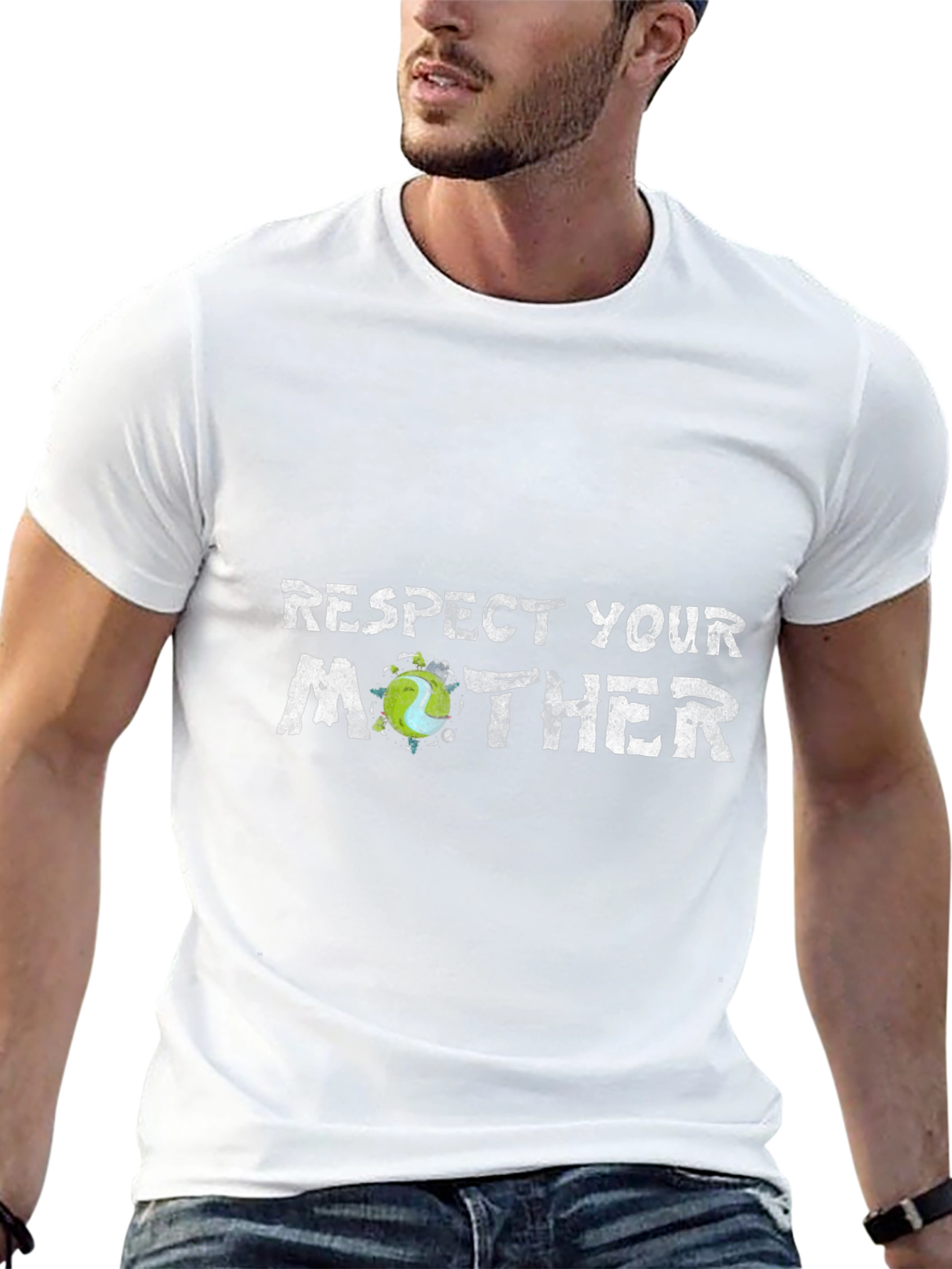 Respect Your Mother Graphic Tee - Black