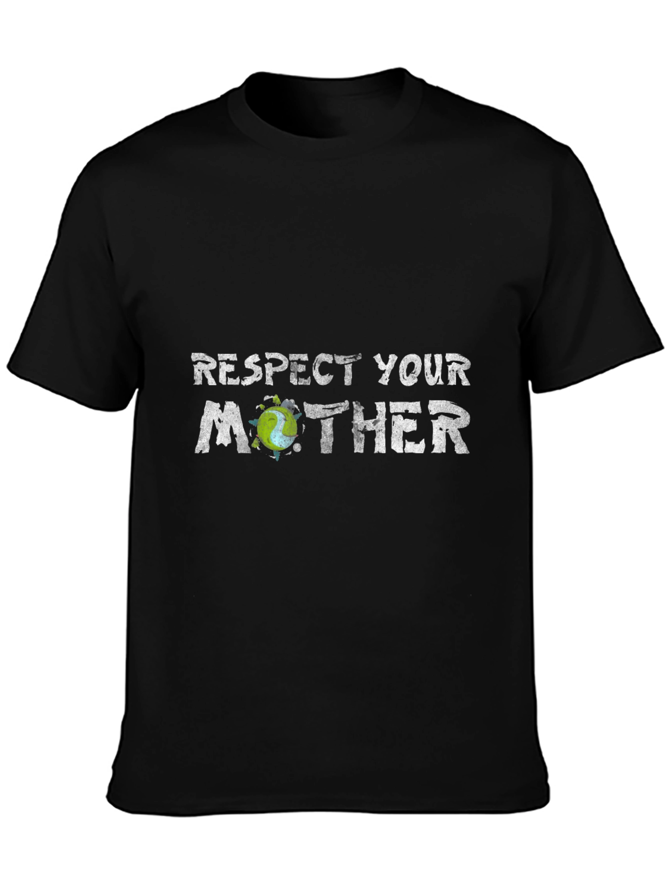 Respect Your Mother Graphic Tee - Black