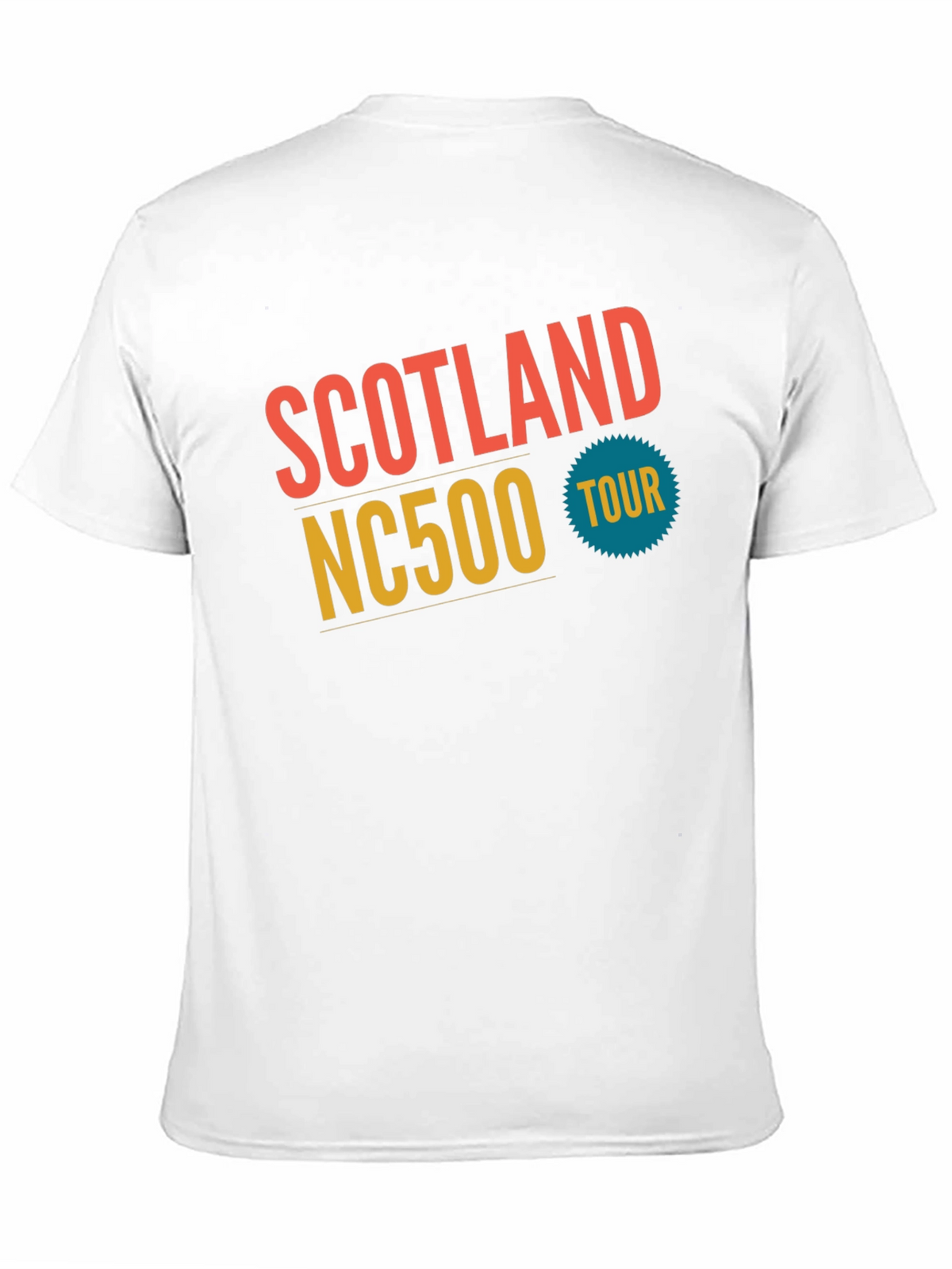 Scotland NC500 Tour Black Graphic T-Shirt