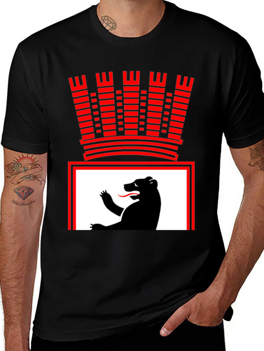 Berlin Bear Crest T-Shirt - Classic Graphic Tee