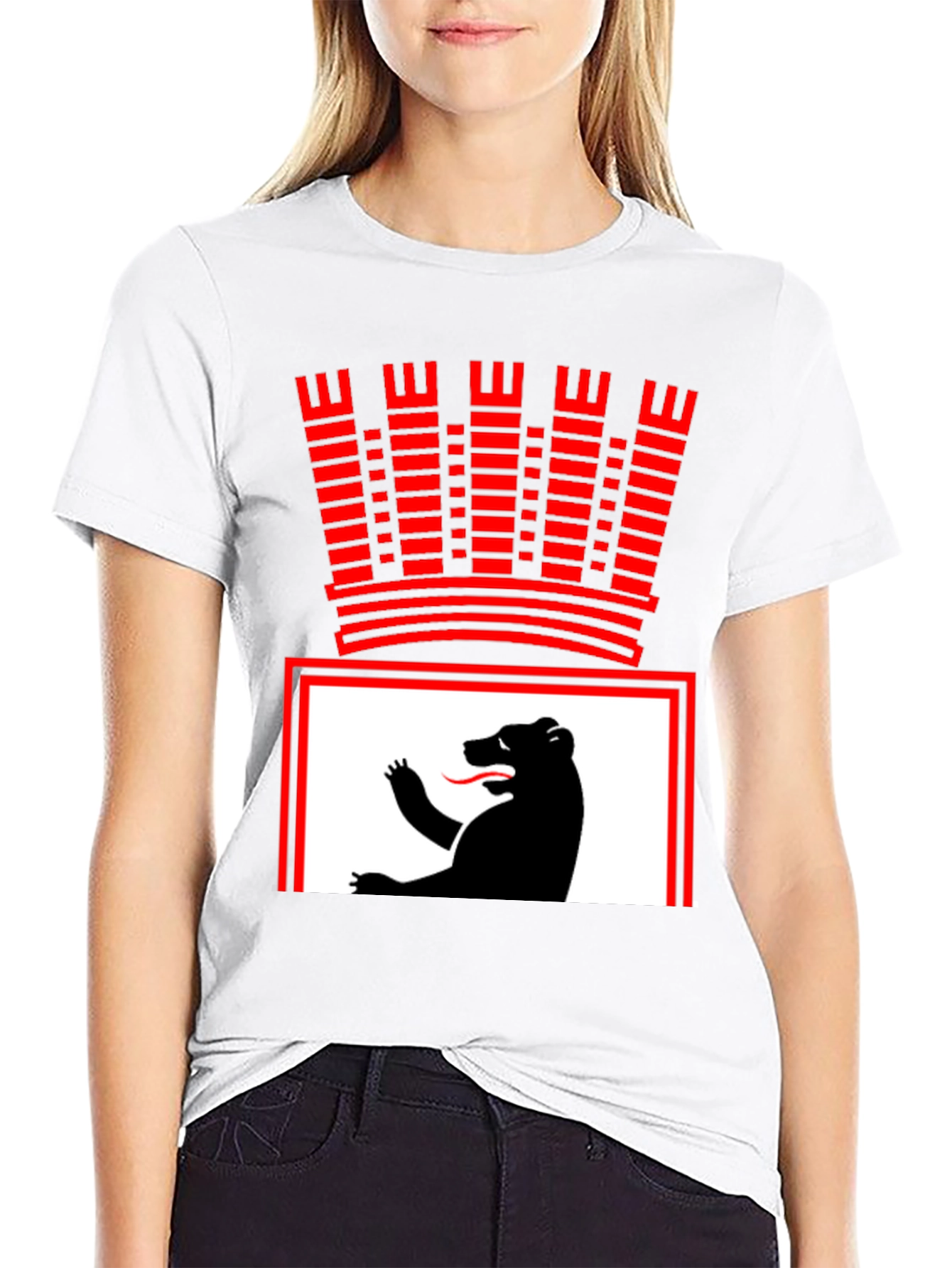 Berlin Bear Crest T-Shirt - Classic Graphic Tee
