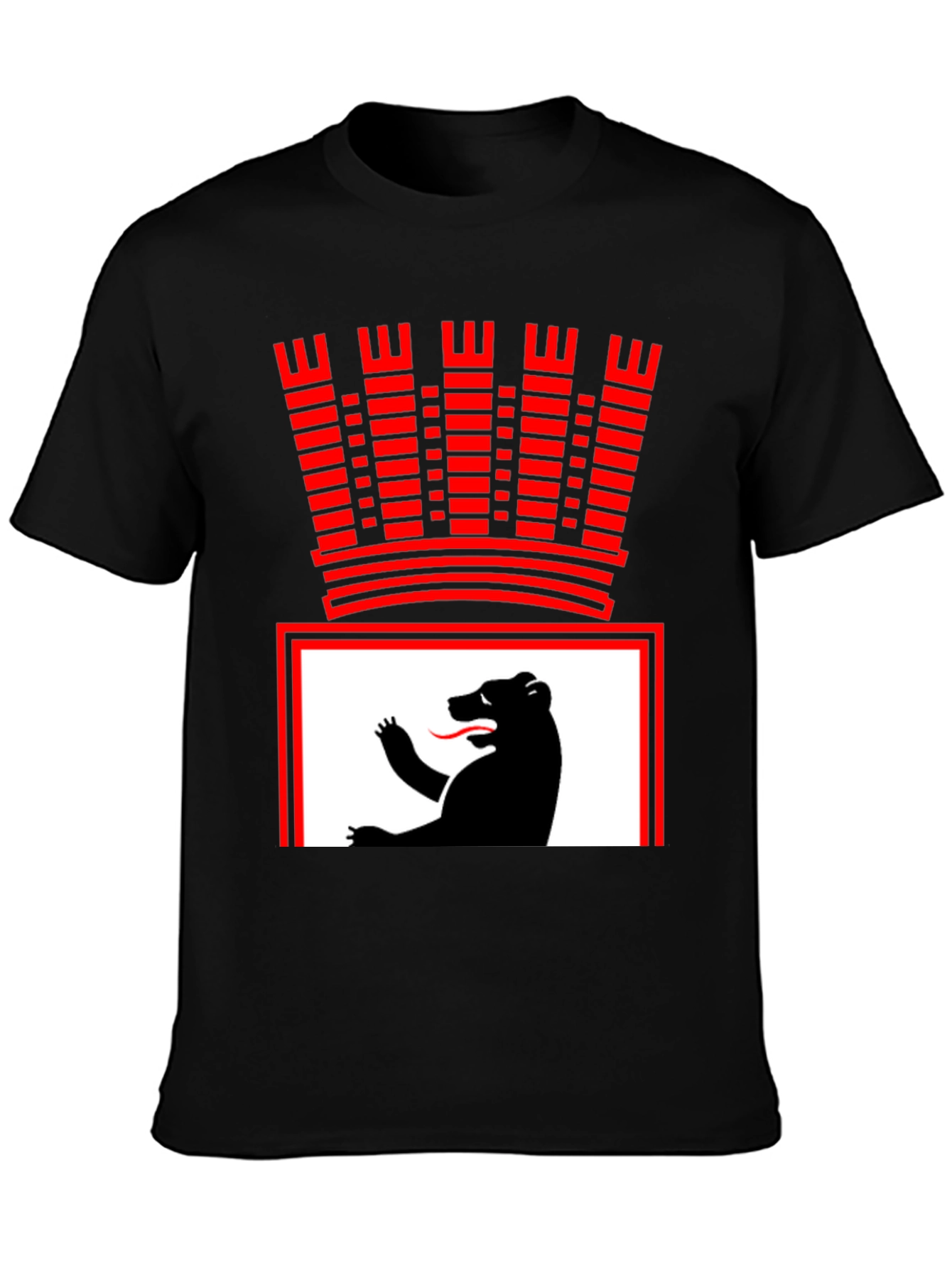 Berlin Bear Crest T-Shirt - Classic Graphic Tee