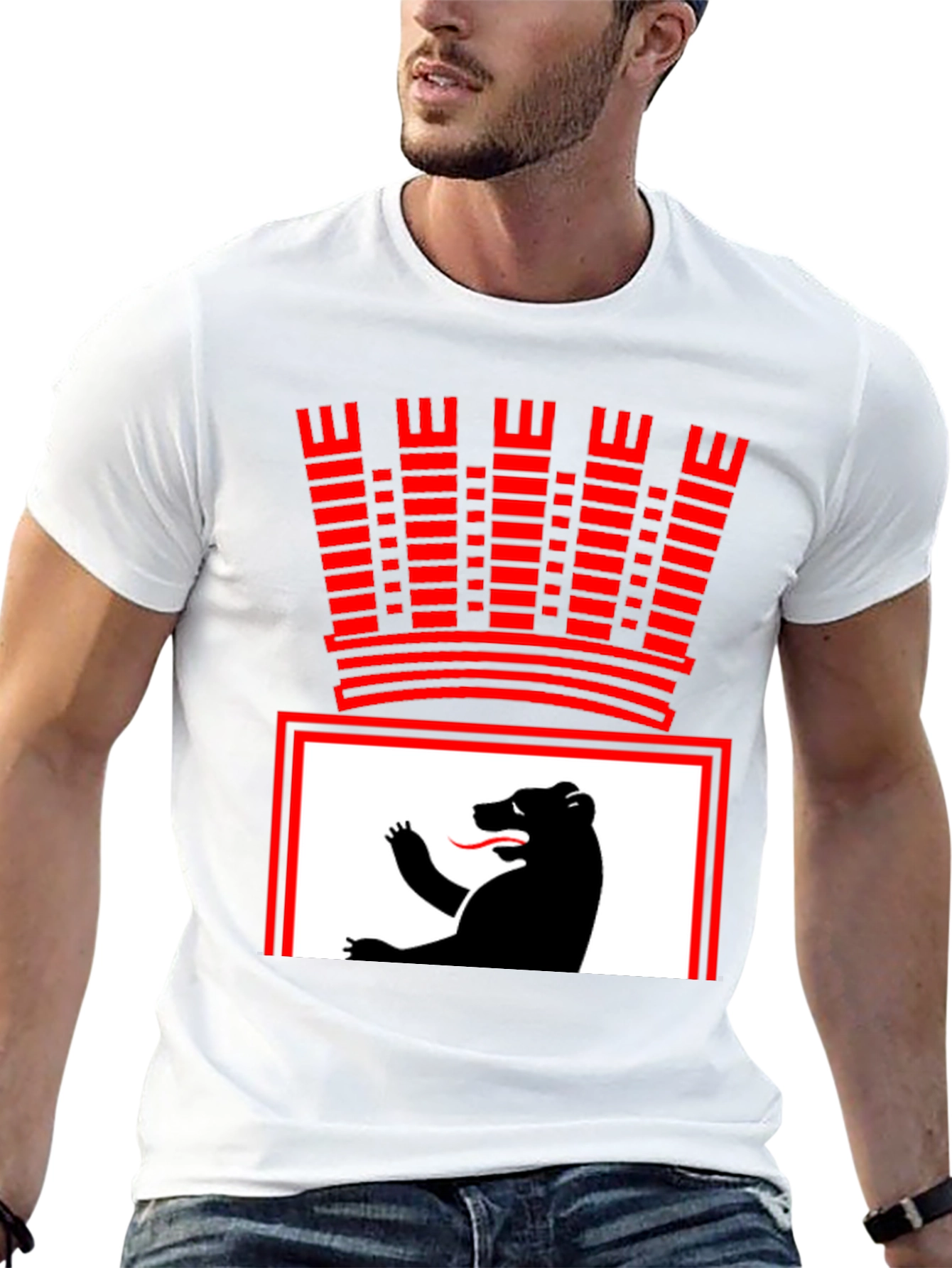 Berlin Bear Crest T-Shirt - Classic Graphic Tee