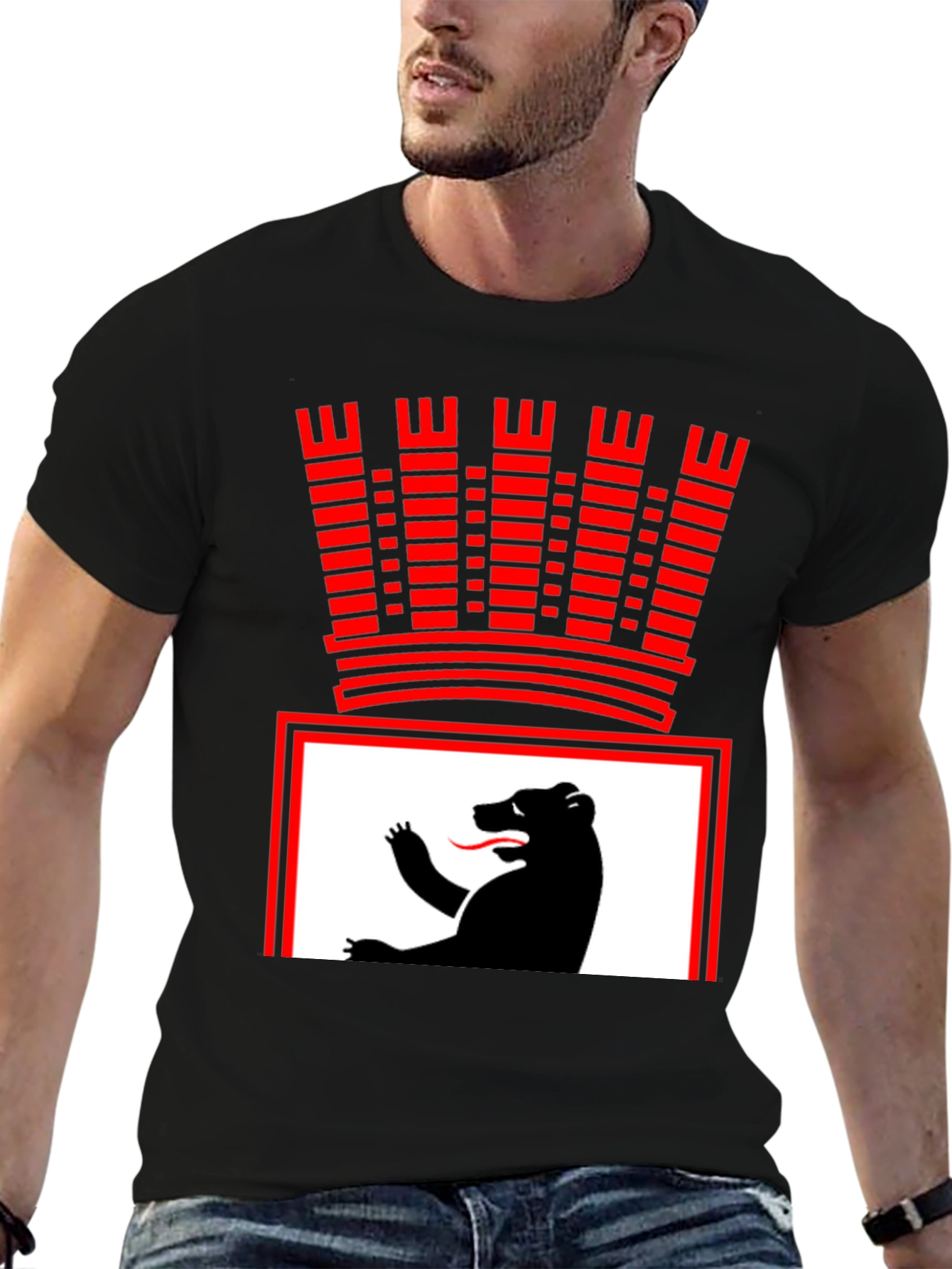 Berlin Bear Crest T-Shirt - Classic Graphic Tee