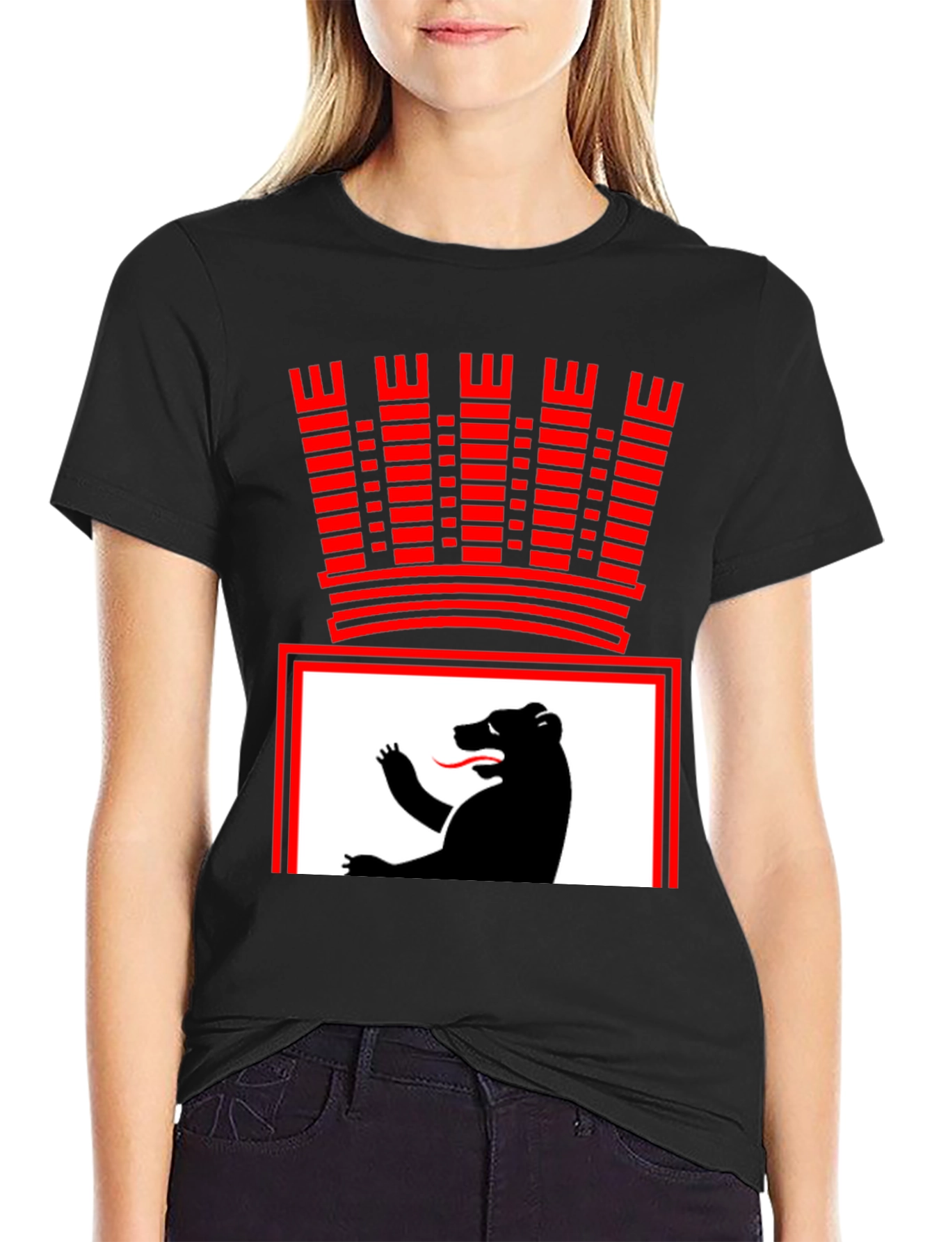 Berlin Bear Crest T-Shirt - Classic Graphic Tee