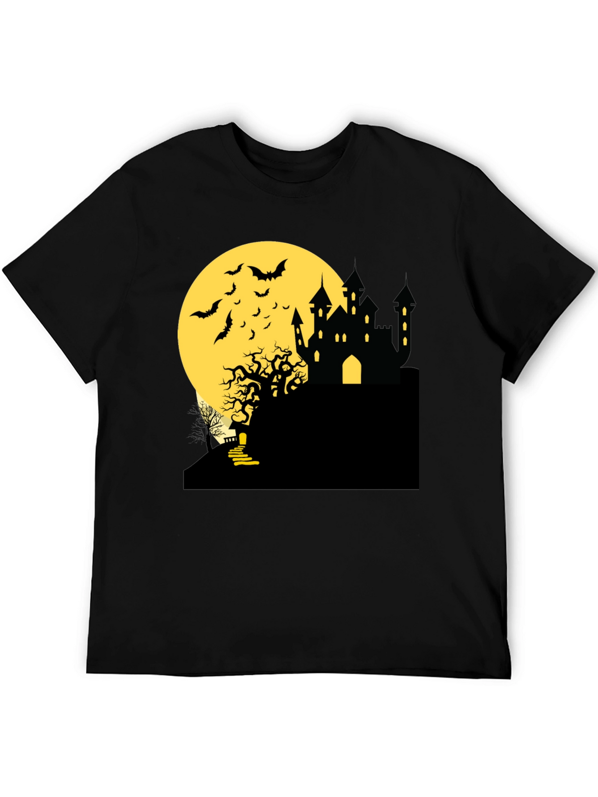 Halloween Castle Moon T-Shirt