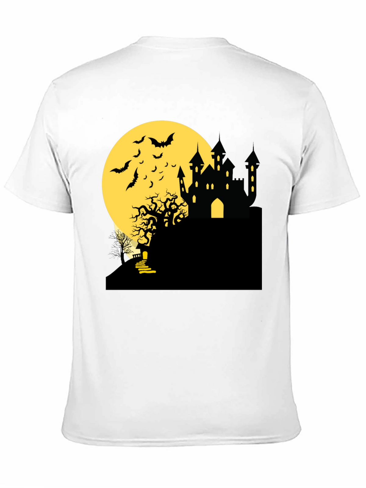 Halloween Castle Moon T-Shirt