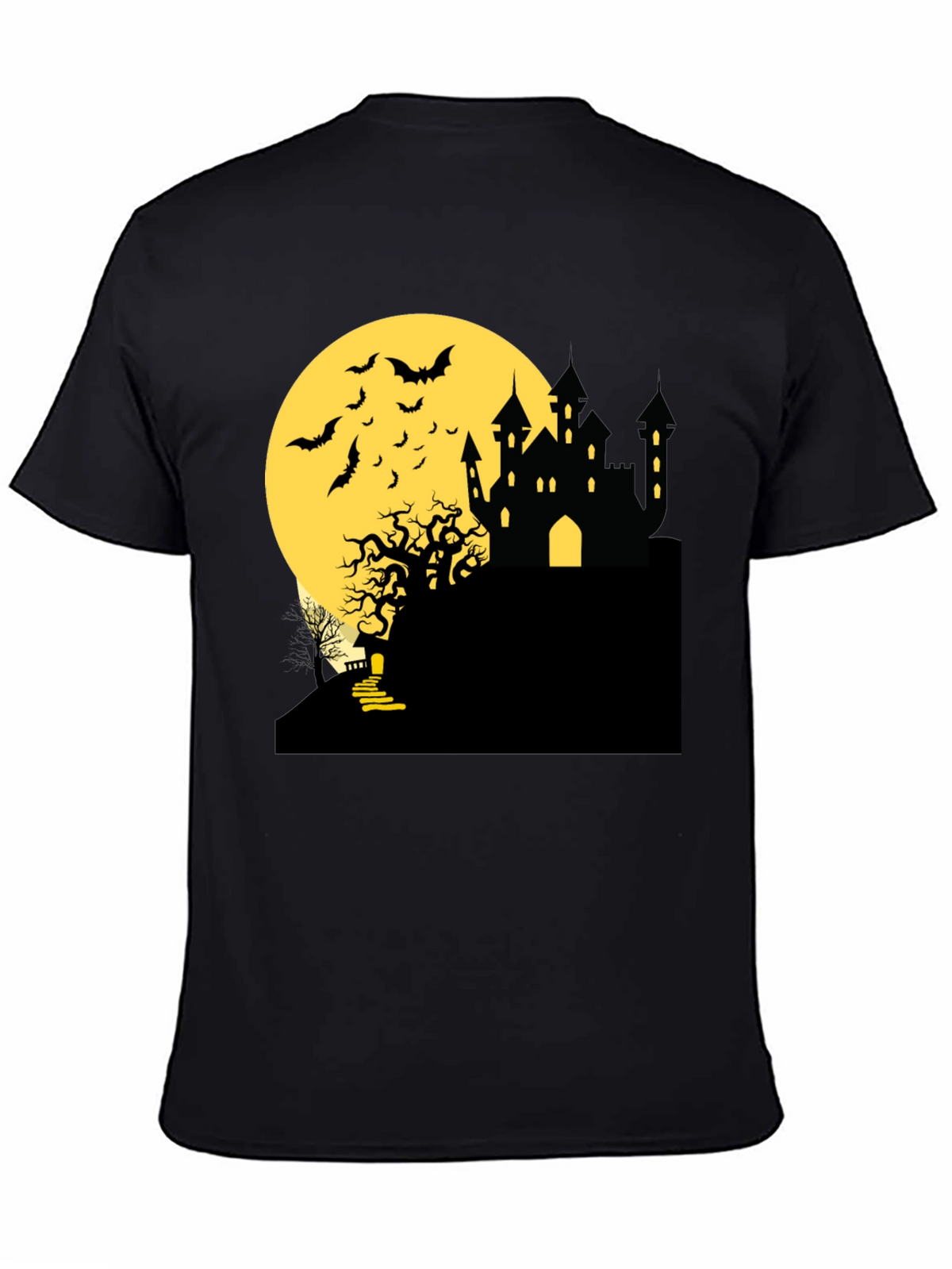 Halloween Castle Moon T-Shirt