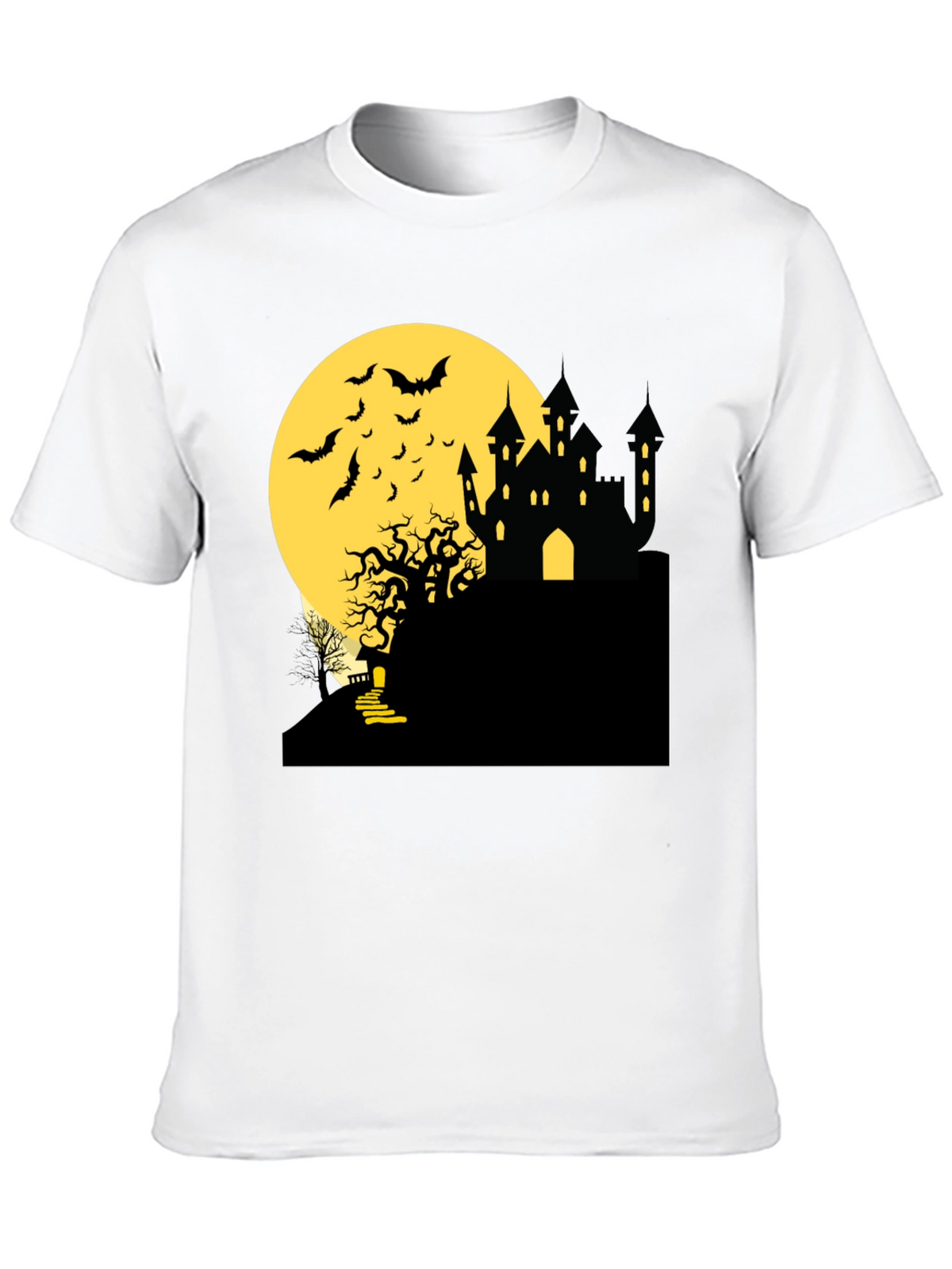 Halloween Castle Moon T-Shirt