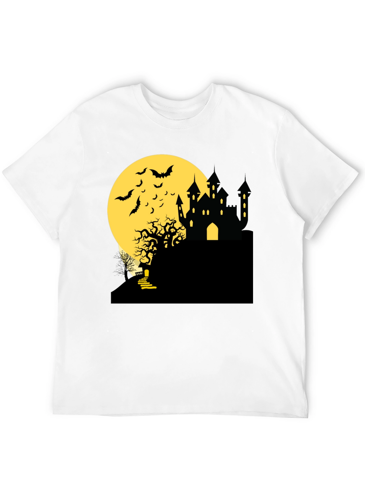 Halloween Castle Moon T-Shirt