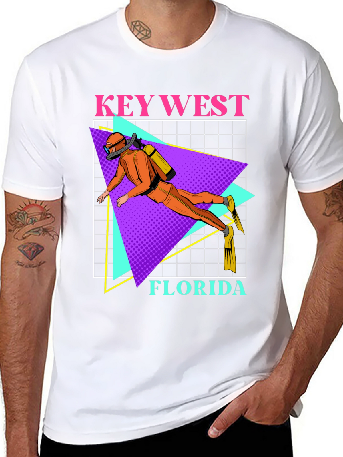 Key West Florida Scuba Diver T-Shirt