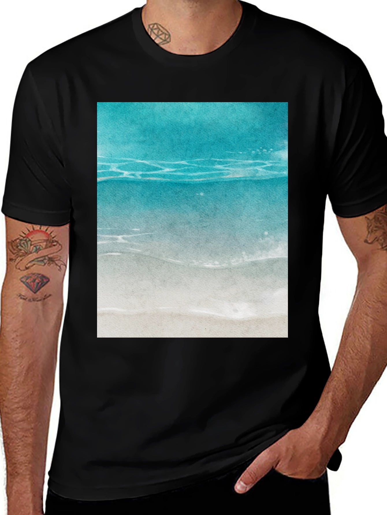 Ocean View Graphic Tee - Beach Vibes