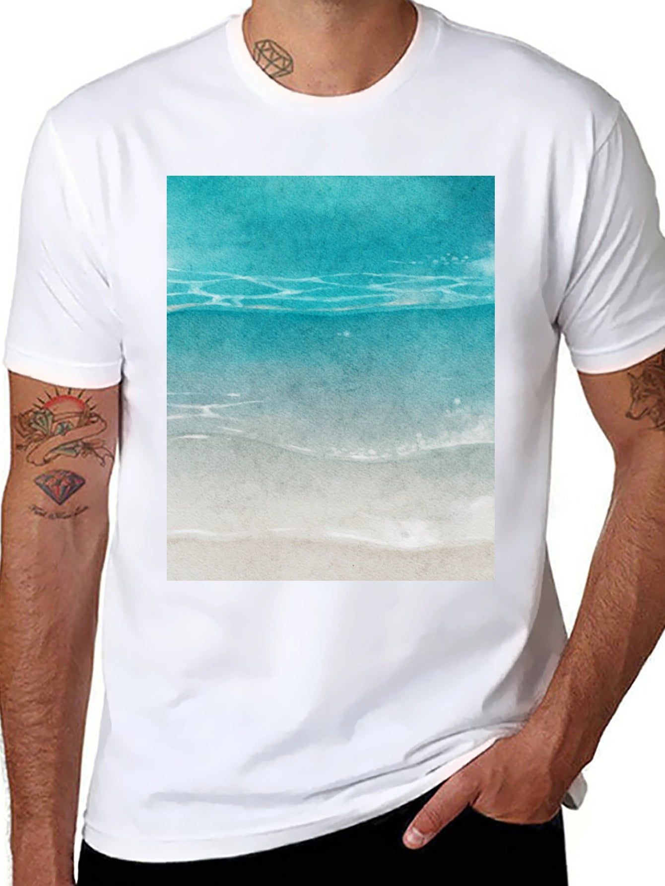 Ocean View Graphic Tee - Beach Vibes