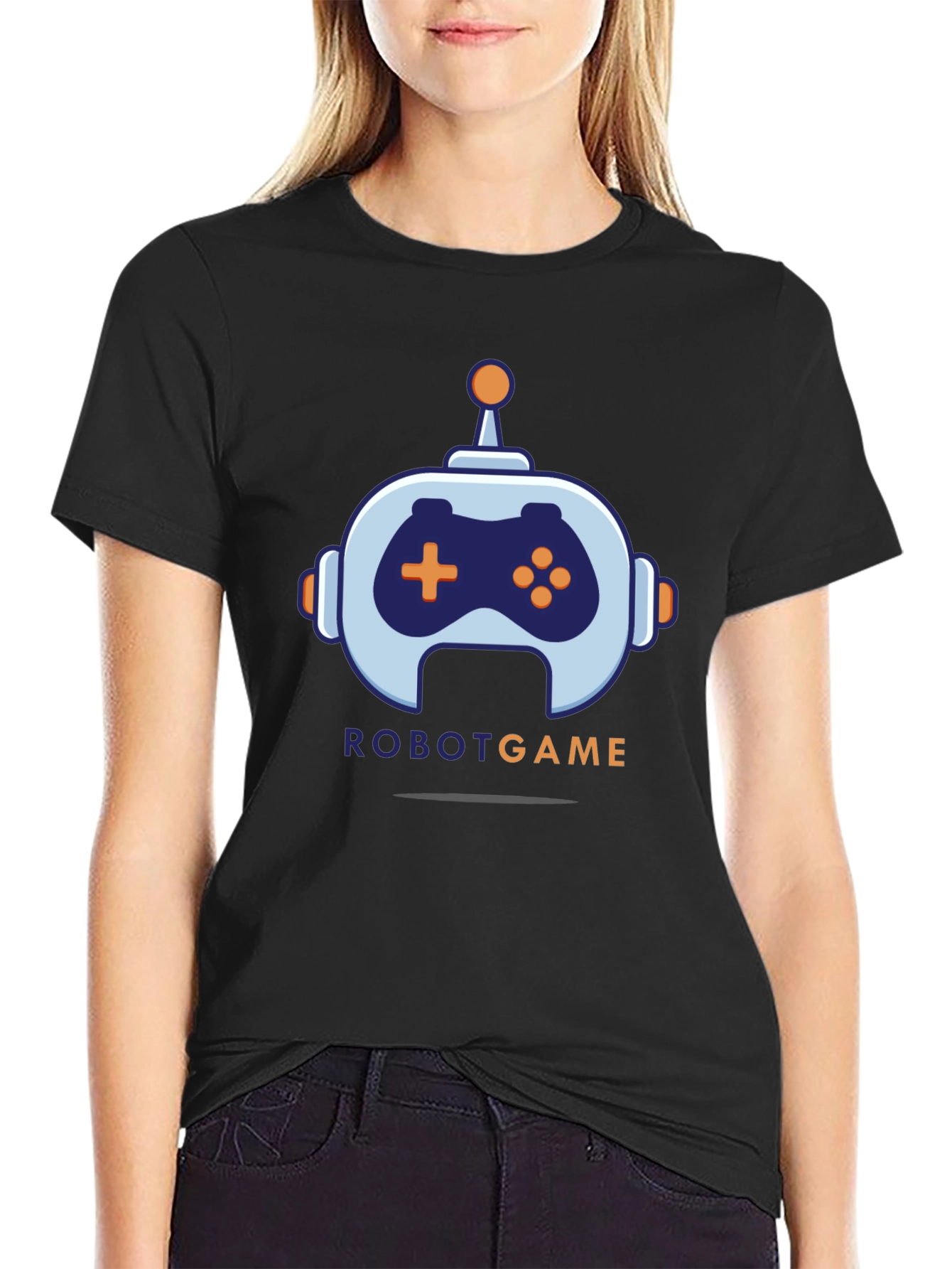 Robot Game Graphic Tee - Cool Geek Style
