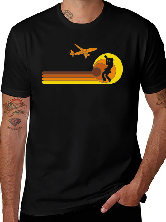 Retro Plane Spotter T-Shirt - Aviation Photography Tee