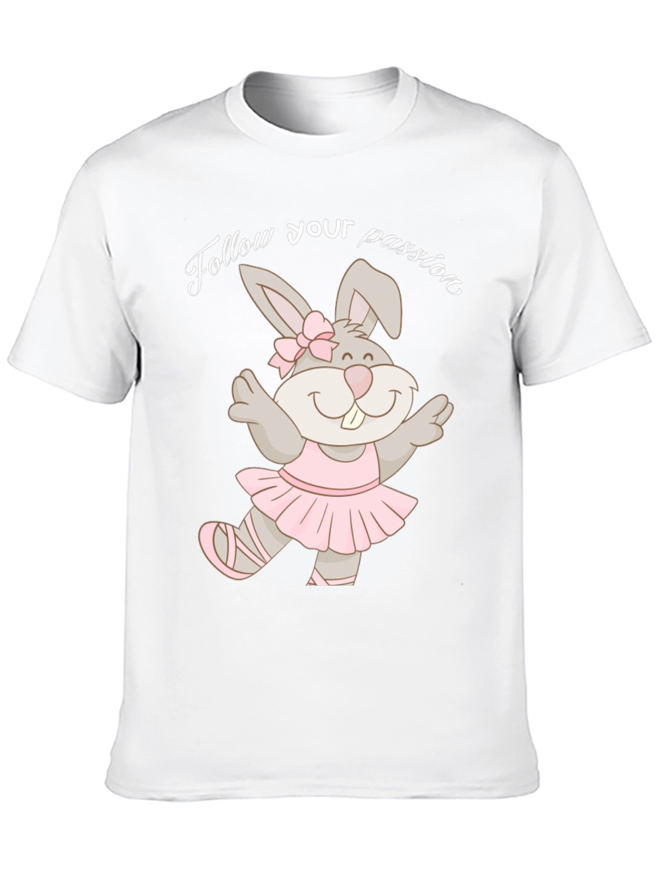 Dancing Bunny T-Shirt - Follow Your Passion!