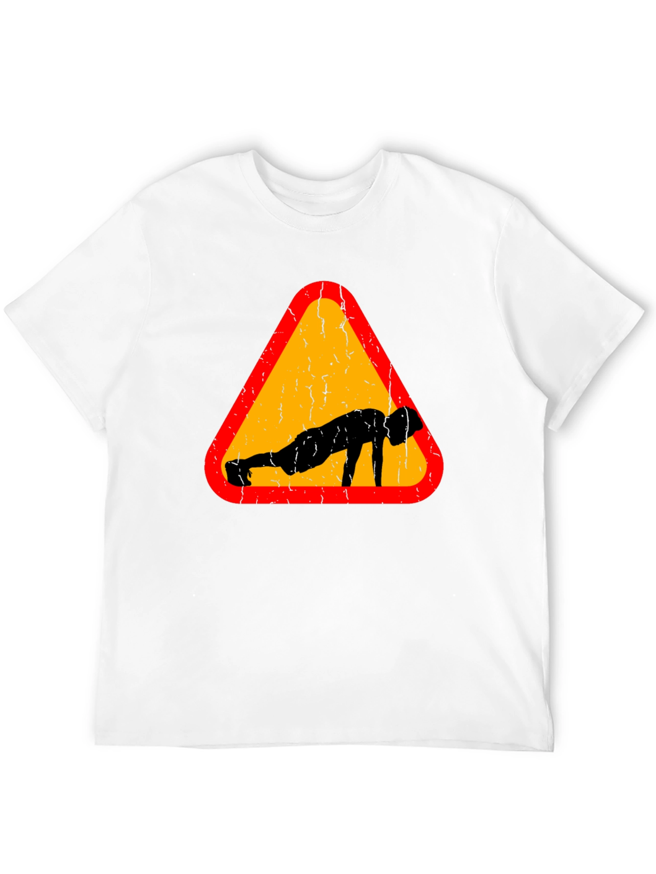 Push-Up Warning Black T-Shirt