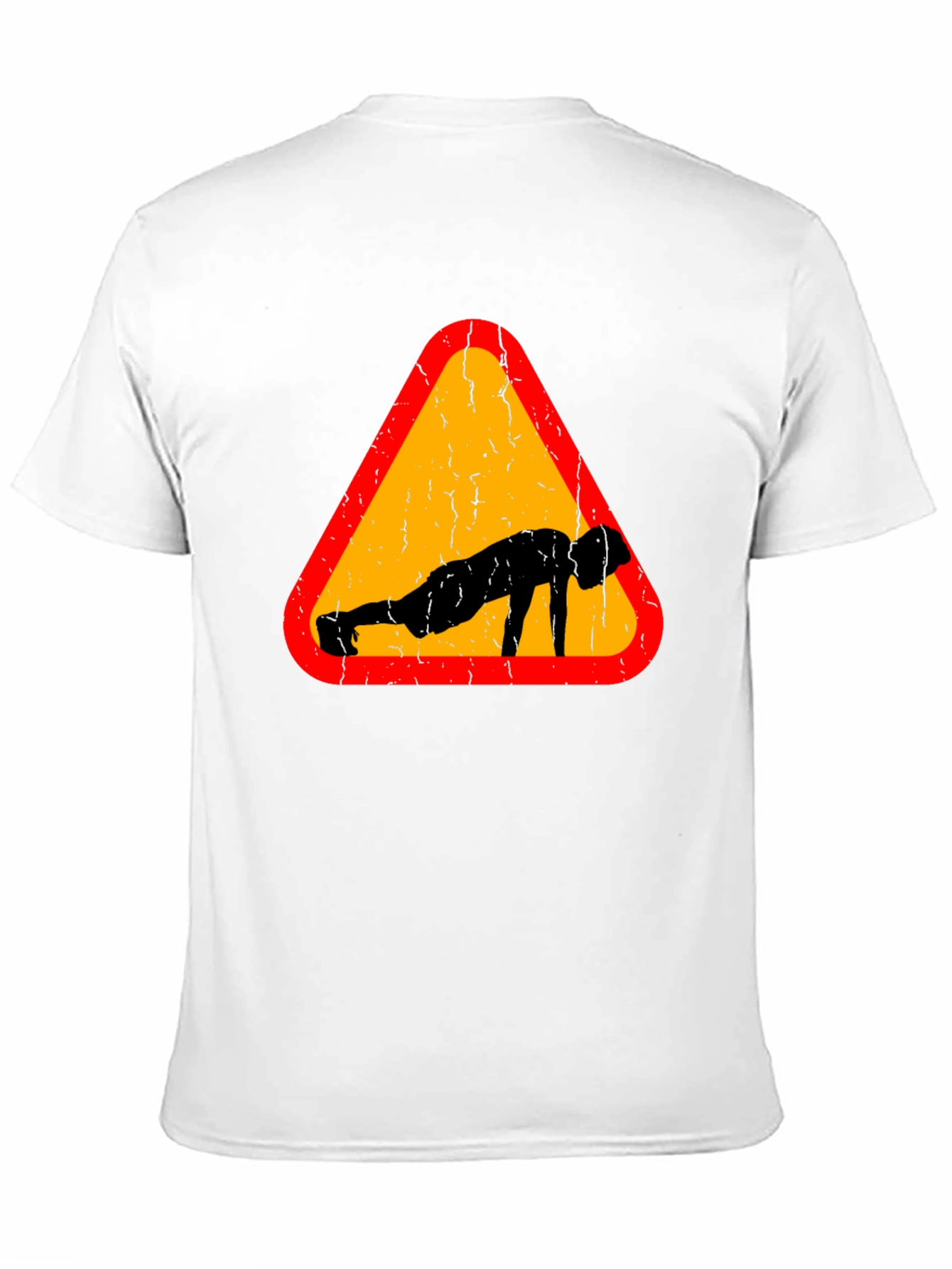 Push-Up Warning Black T-Shirt