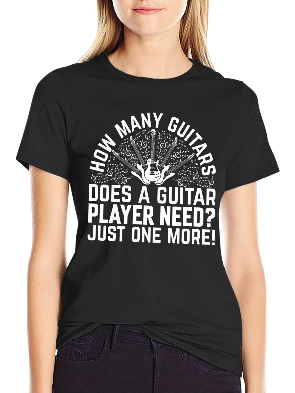 Guitar Player T-Shirt - How Many Guitars?
