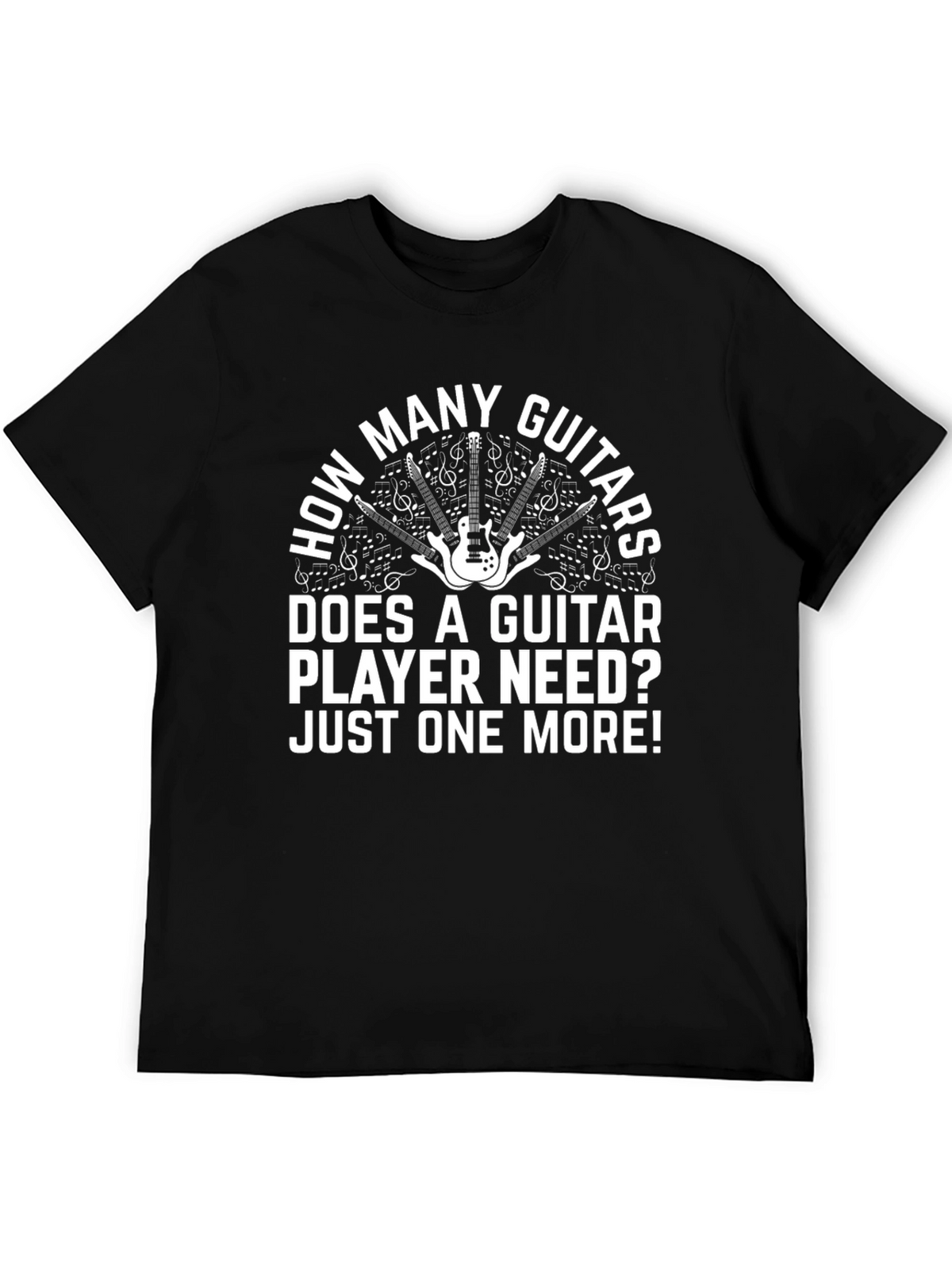 Guitar Player T-Shirt - How Many Guitars?