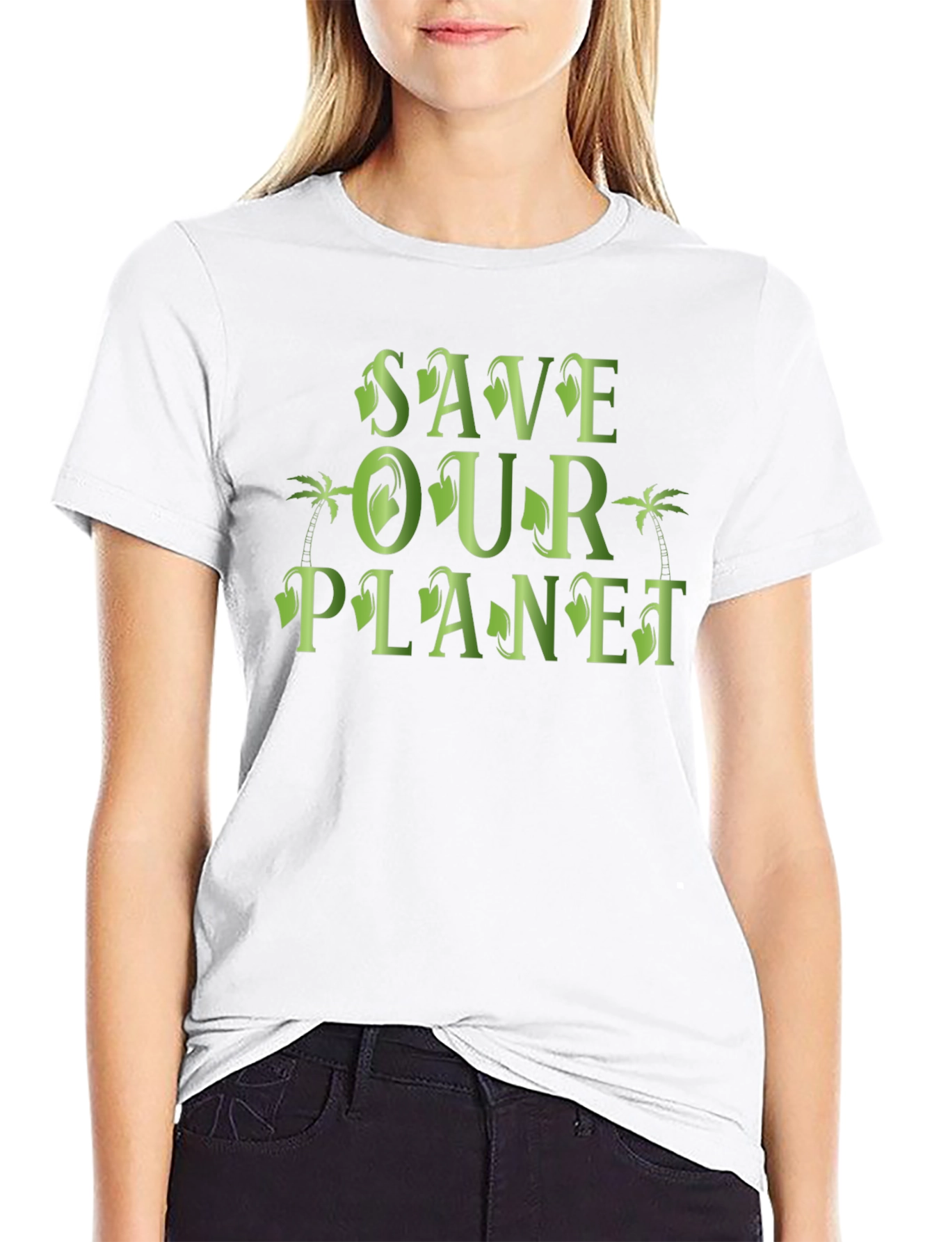 Save Our Planet Graphic T-Shirt - Eco-Friendly Design