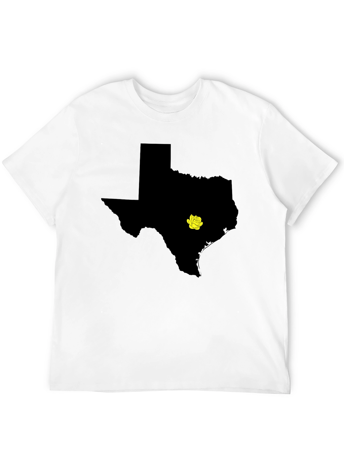 Texas State Pride T-Shirt - Yellow Rose Edition