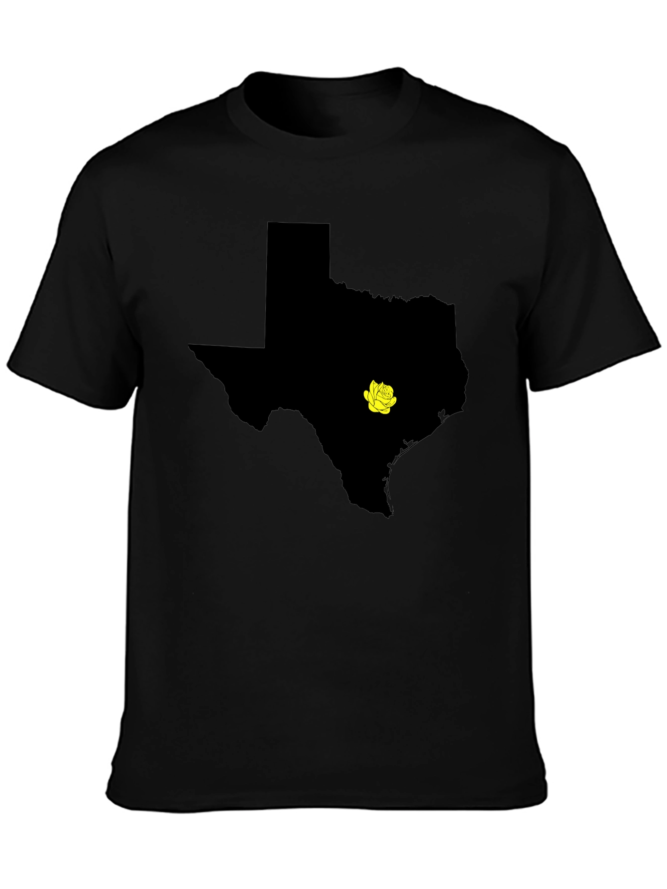 Texas State Pride T-Shirt - Yellow Rose Edition