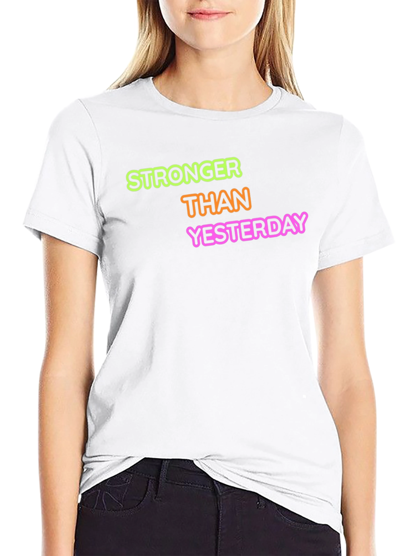 Stronger Than Yesterday Graphic Tee