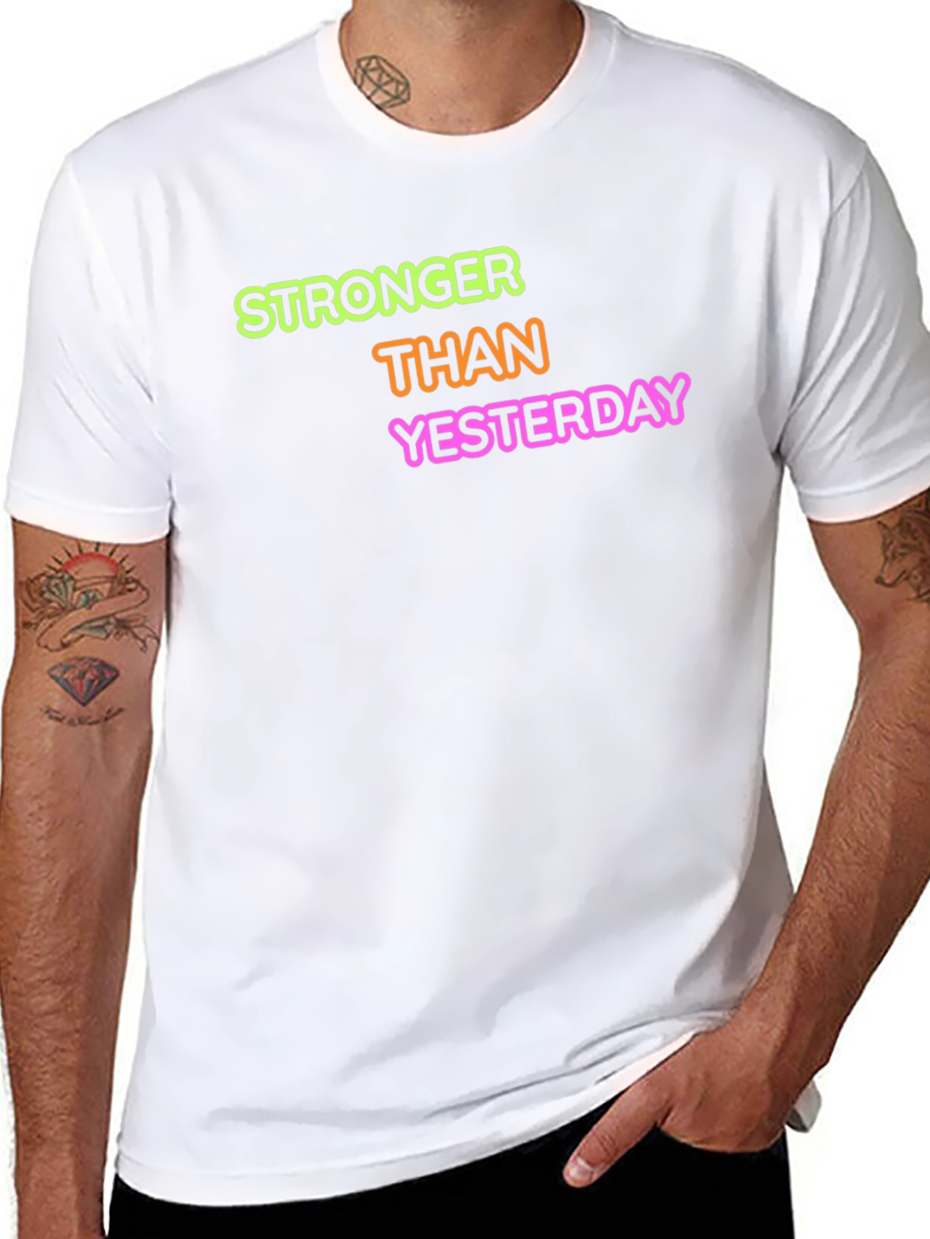 Stronger Than Yesterday Graphic Tee